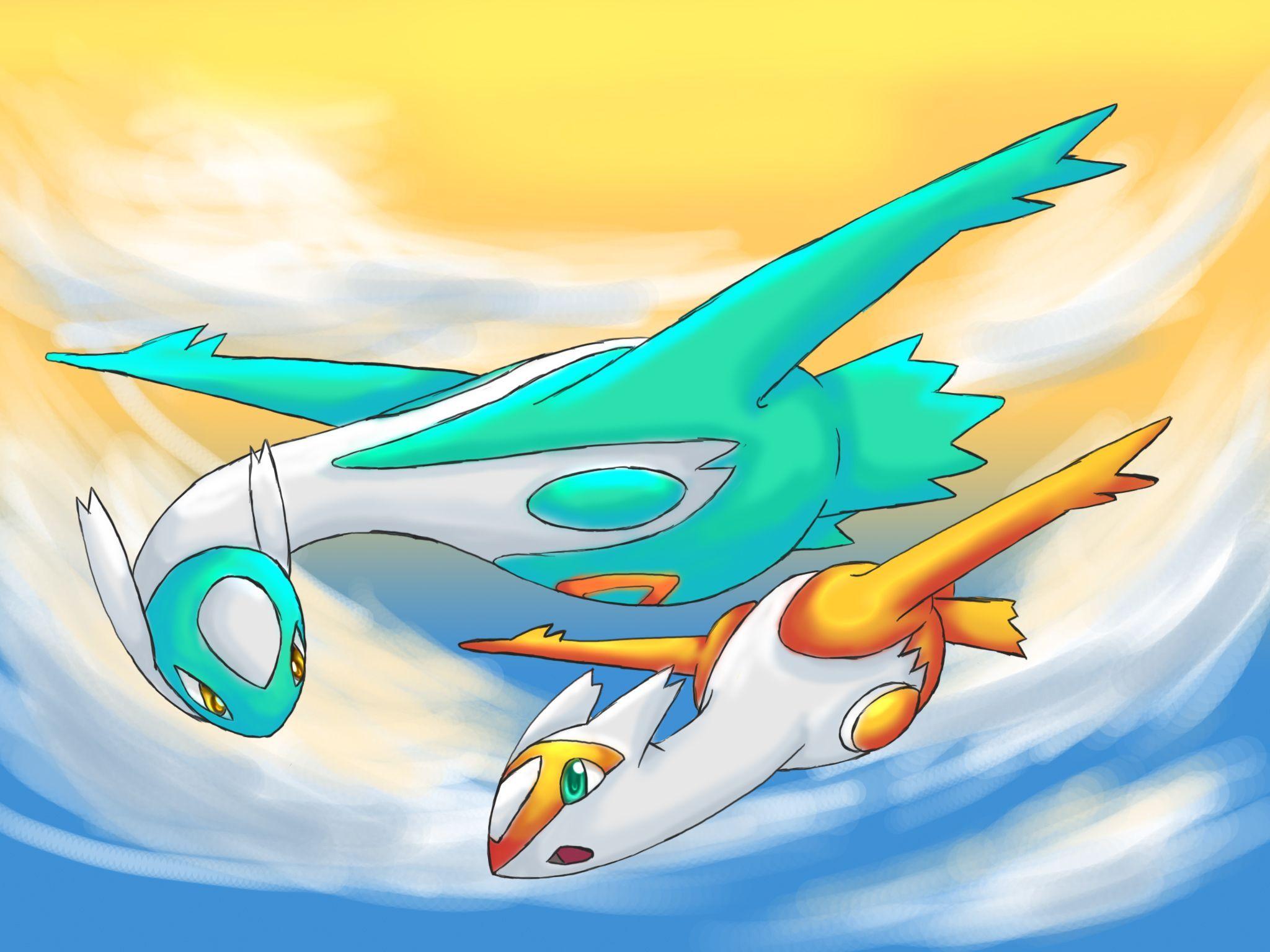 2048x1536 Shiny Latios and Latias. If ANYBODY has one or both of them