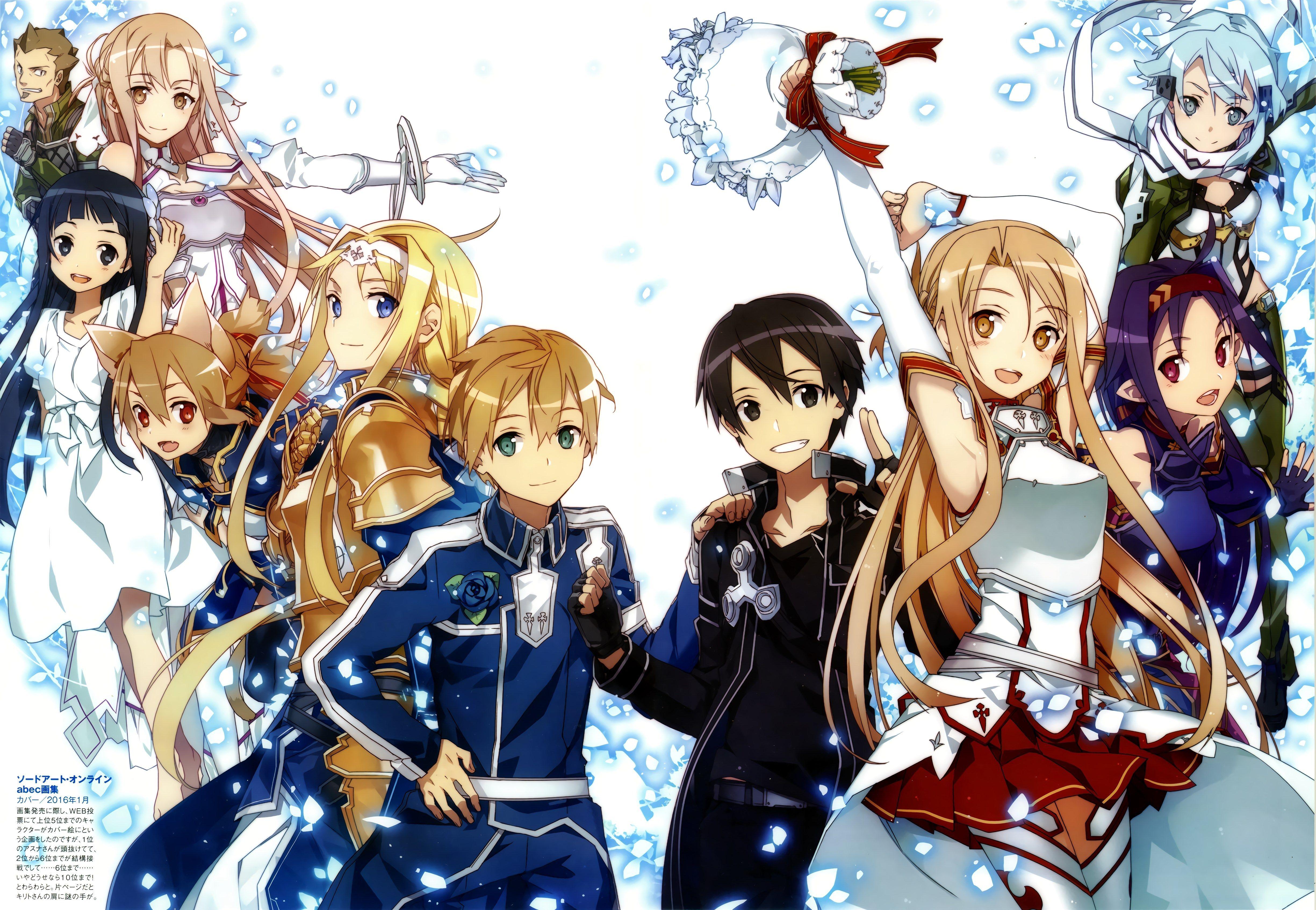 4898x3388 sword art online alicization wallpaper 4k Top Wallpaper