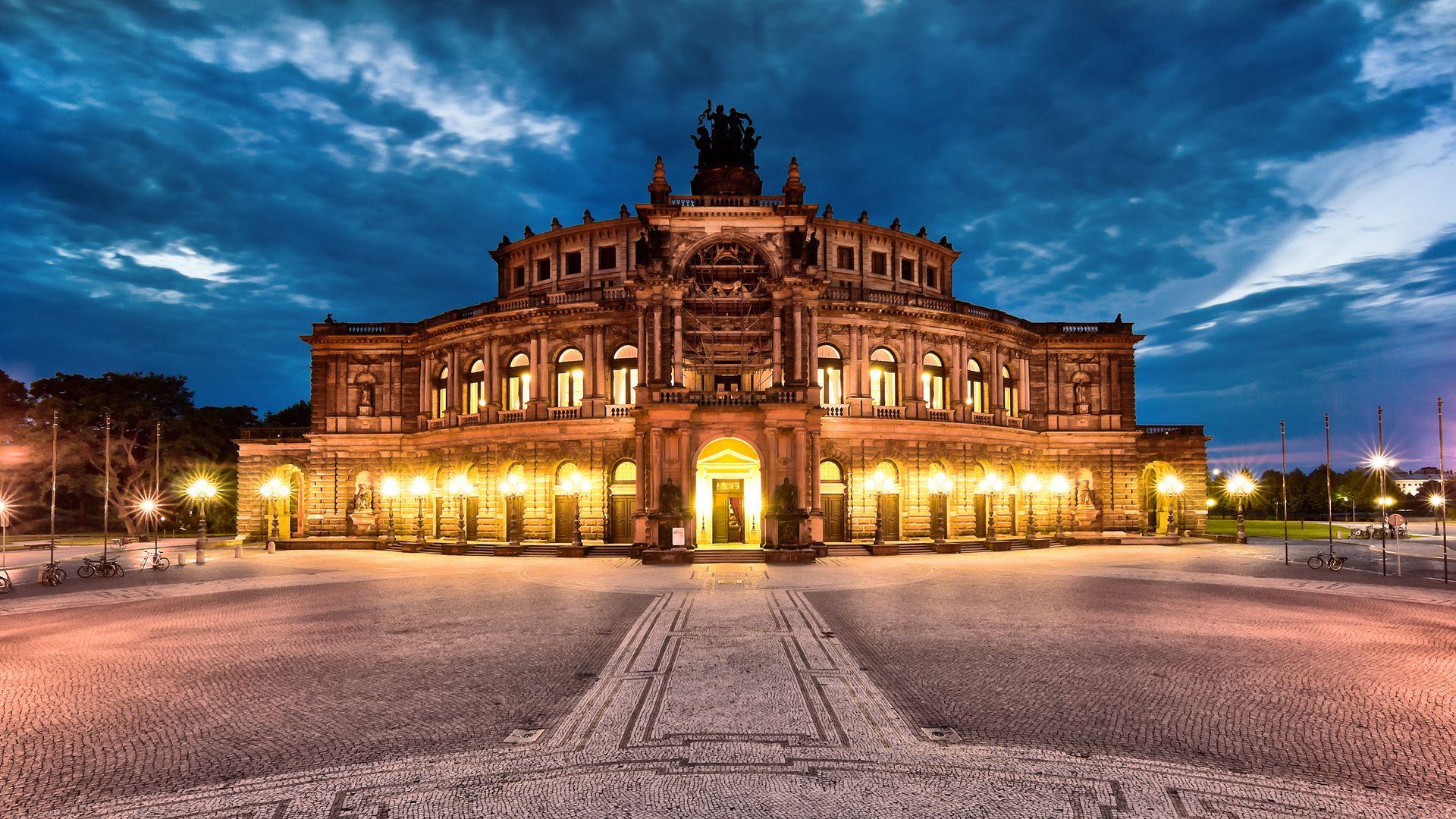 1920x1080 Dresden City In Germany Opera House HD Wallpaper 1920x1080