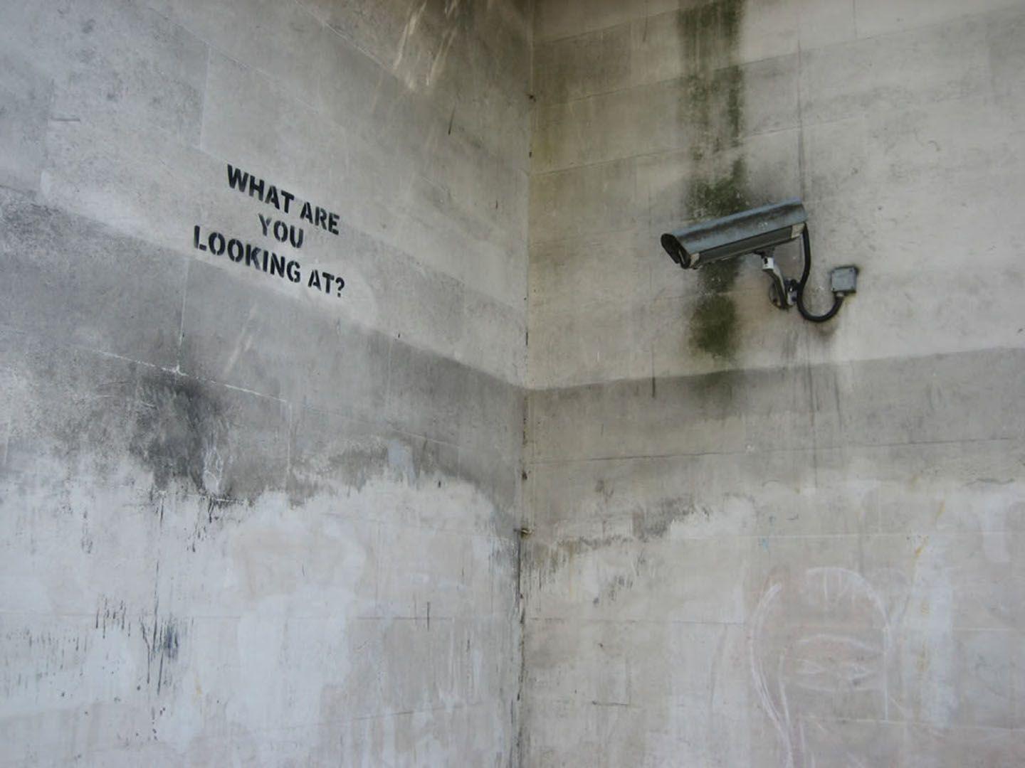 1440x1080 What Are U Looking At Cctv Life Wallpaper