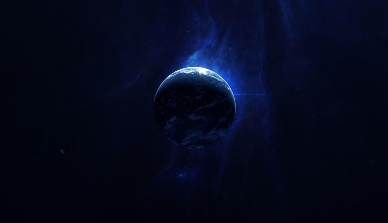 1336x768 Planet In Space 4K HD Laptop Wallpaper, HD Space 4K