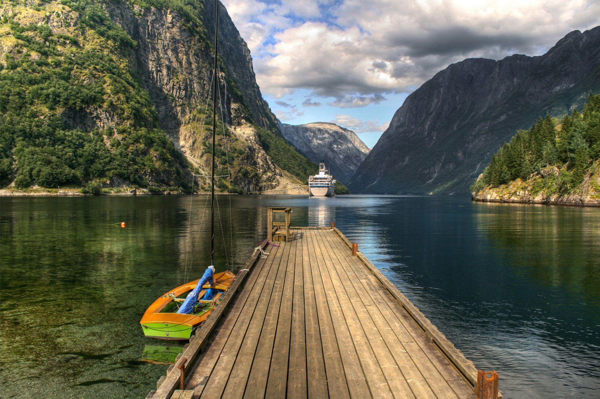 1920x1277 norway lofoten mountain water bridge boat ship HD wallpaper