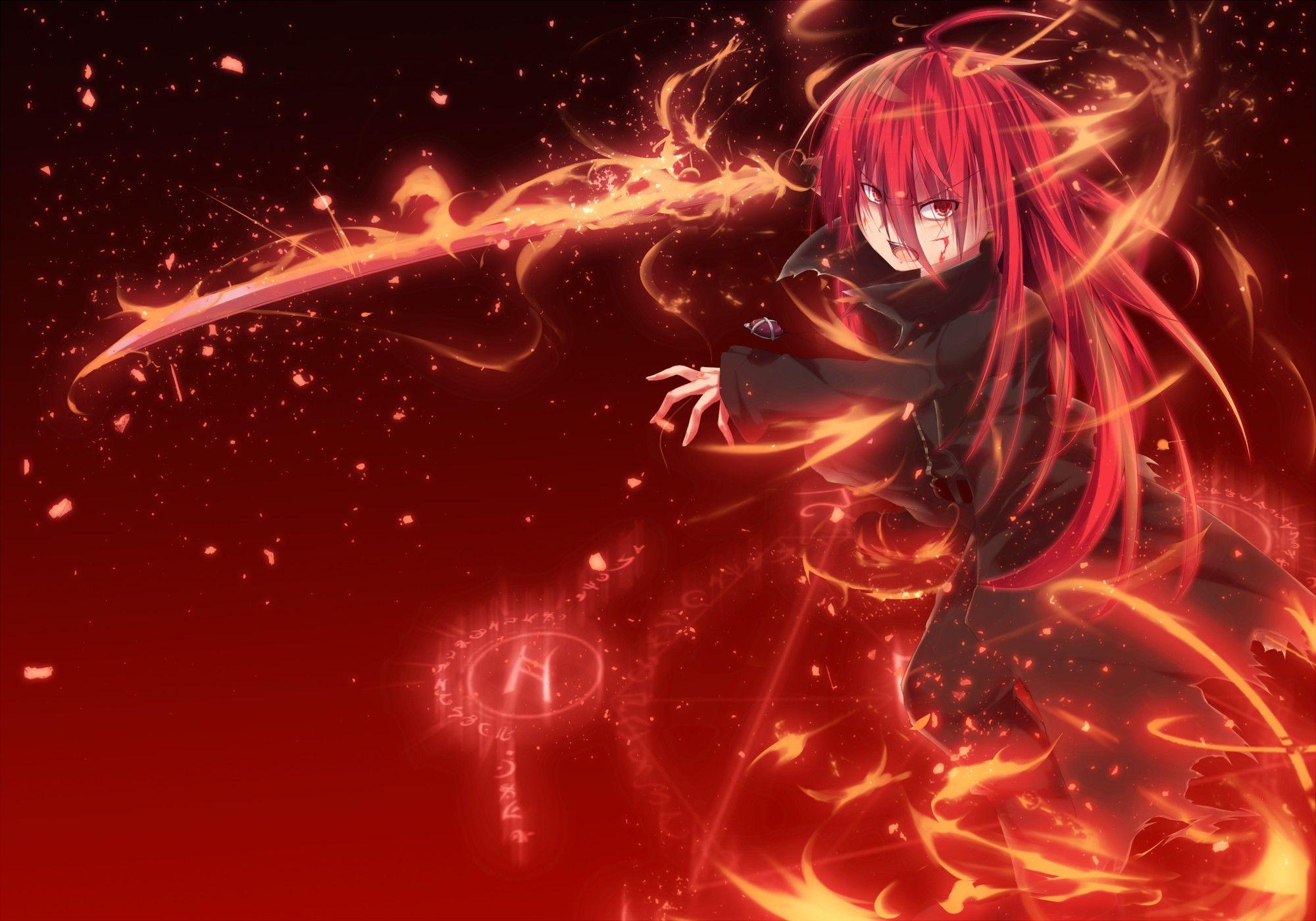 2000x1400 shakugan no shana anime girls shana alastor shakugan no