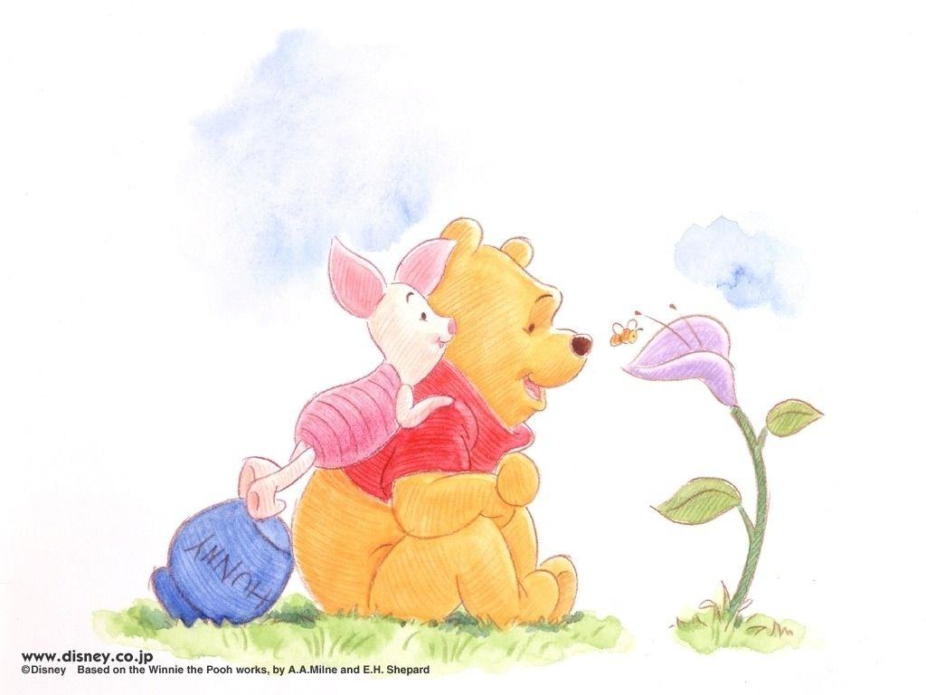 1024x768 Pooh & Piglet the Pooh Wallpaper