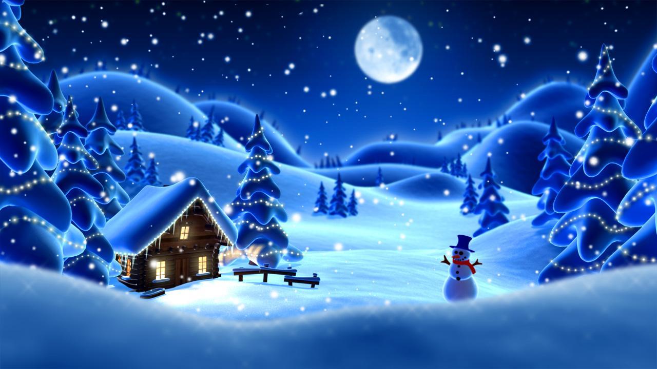 1280x720 Free download Winter Snow Live Wallpaper LWP Android Apps