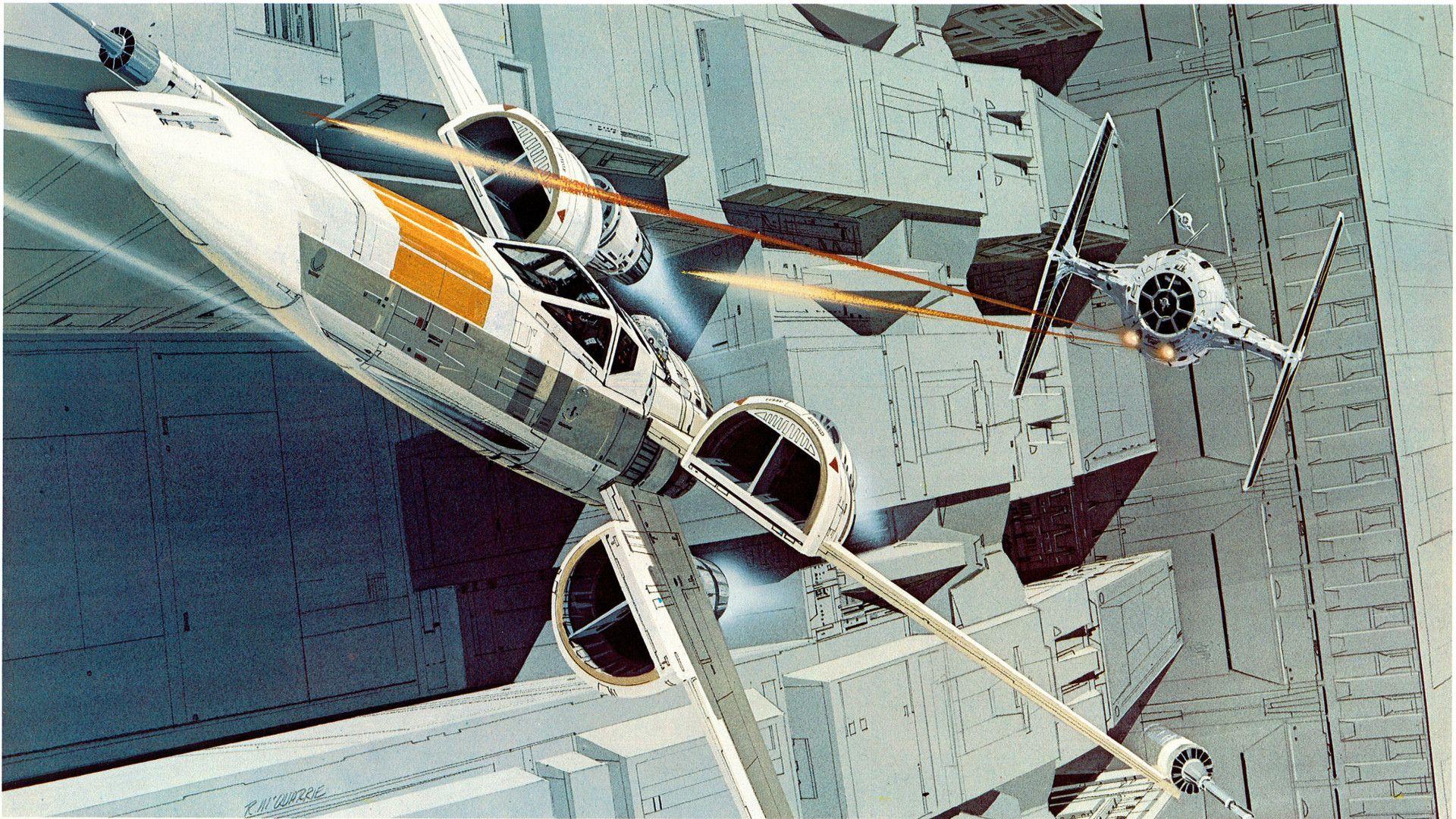 1920x1080 Retro X Wing Vs Tie Fighter HD Wallpaperx1080