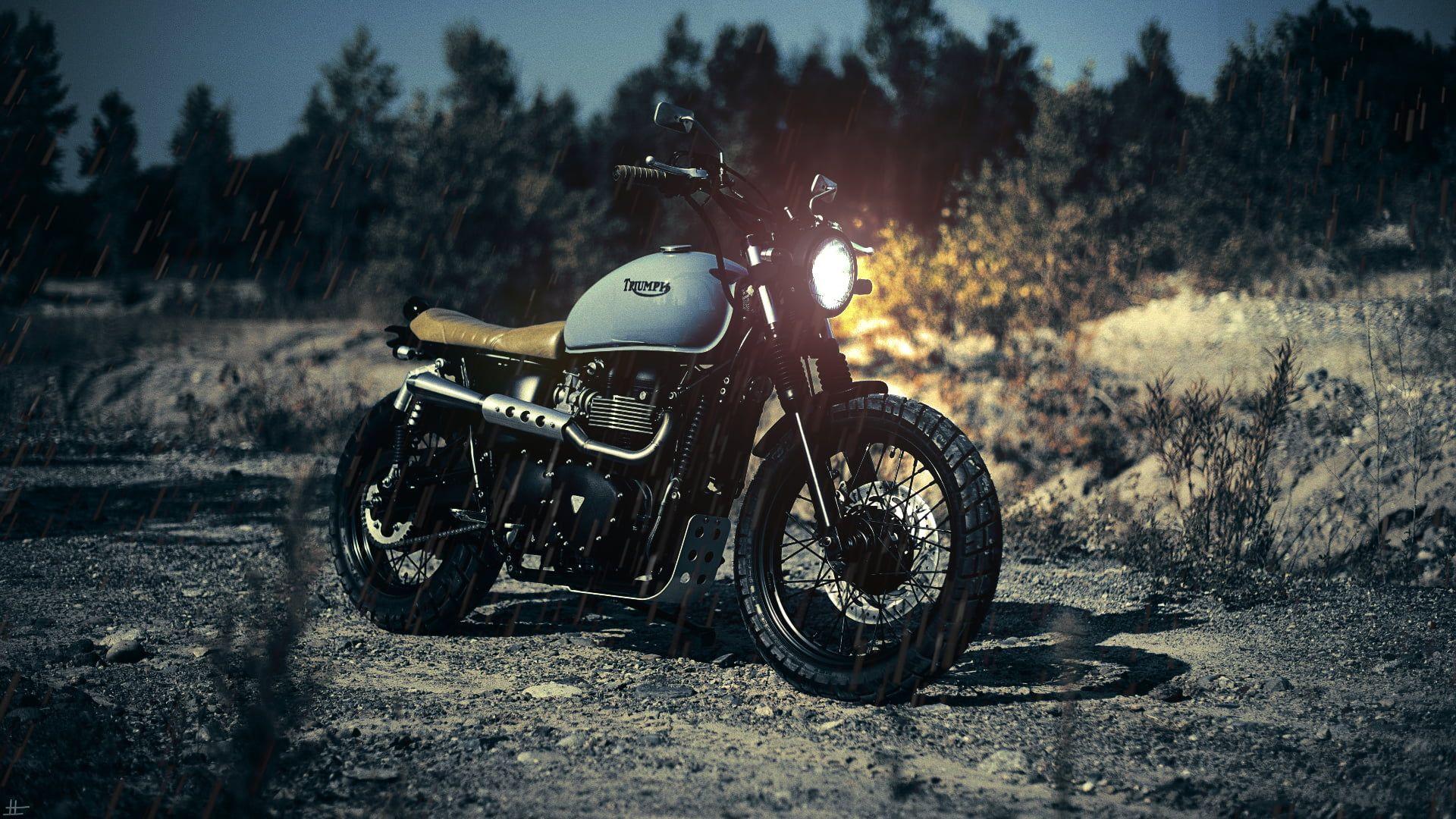 Triumph Scrambler Wallpapers Top Free Triumph Scrambler Backgrounds Wallpaperaccess