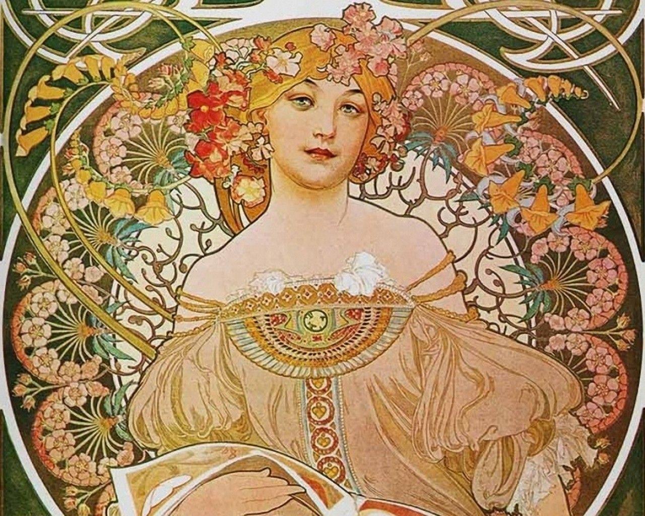 Alphonse Mucha Wallpapers - Top Free Alphonse Mucha Backgrounds ...