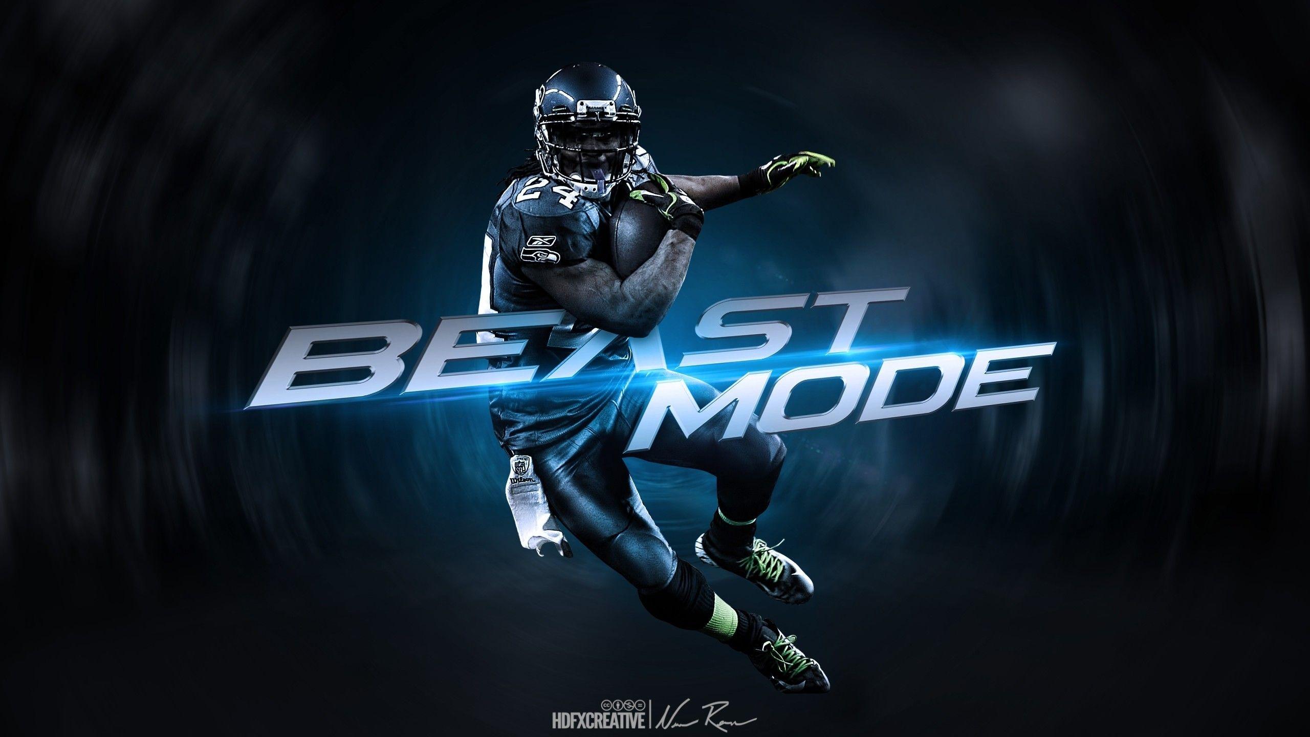 2560x1440 Marshawn Lynch Wallpaper