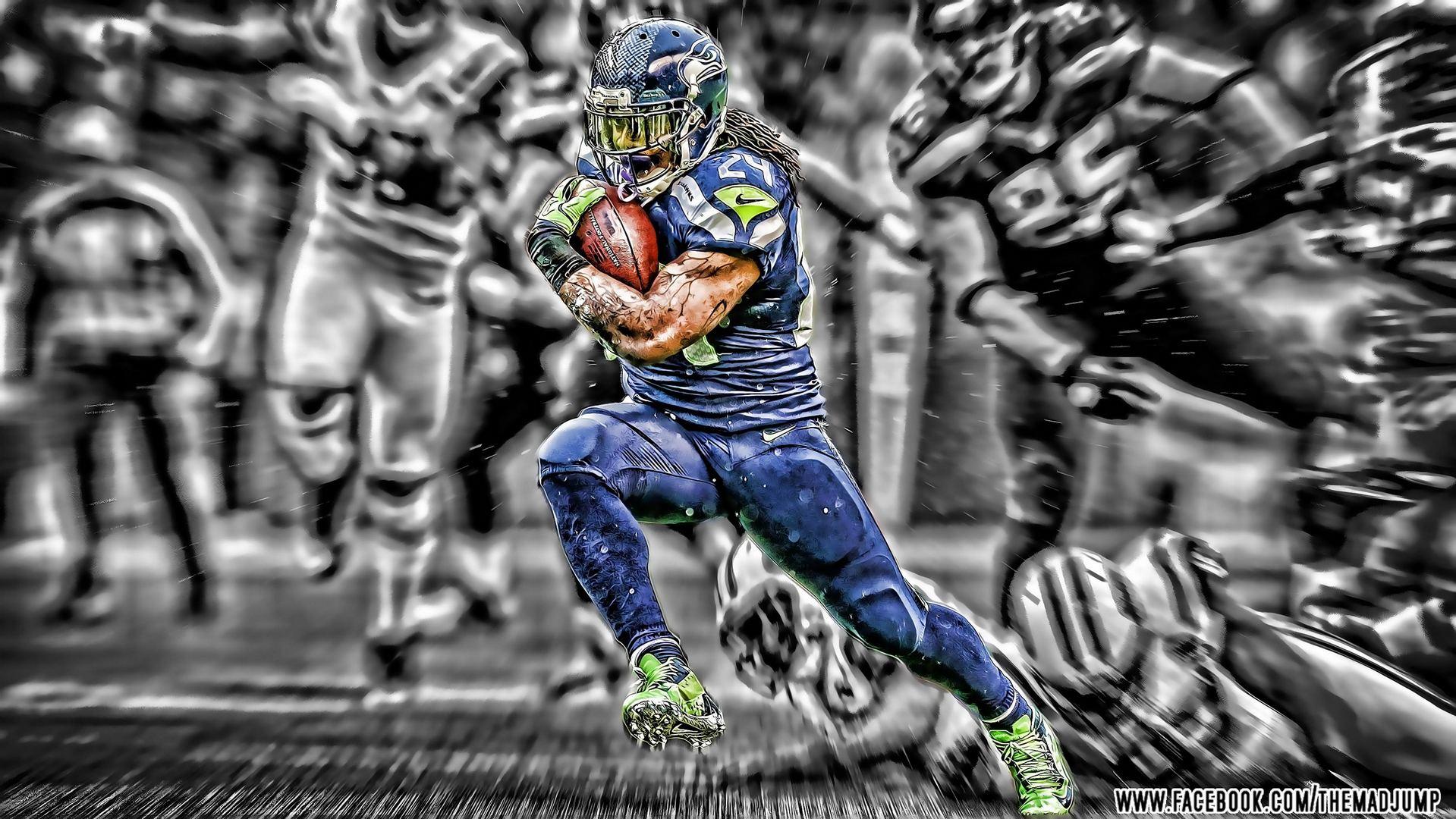 Superstar Marshawn Lynch American Football Player Sports Poster Canvas  Poster Wall Art Decor Print Picture Paintings for Living Room Bedroom  Decoration Unframe1218inch3045cm  Amazonca Home