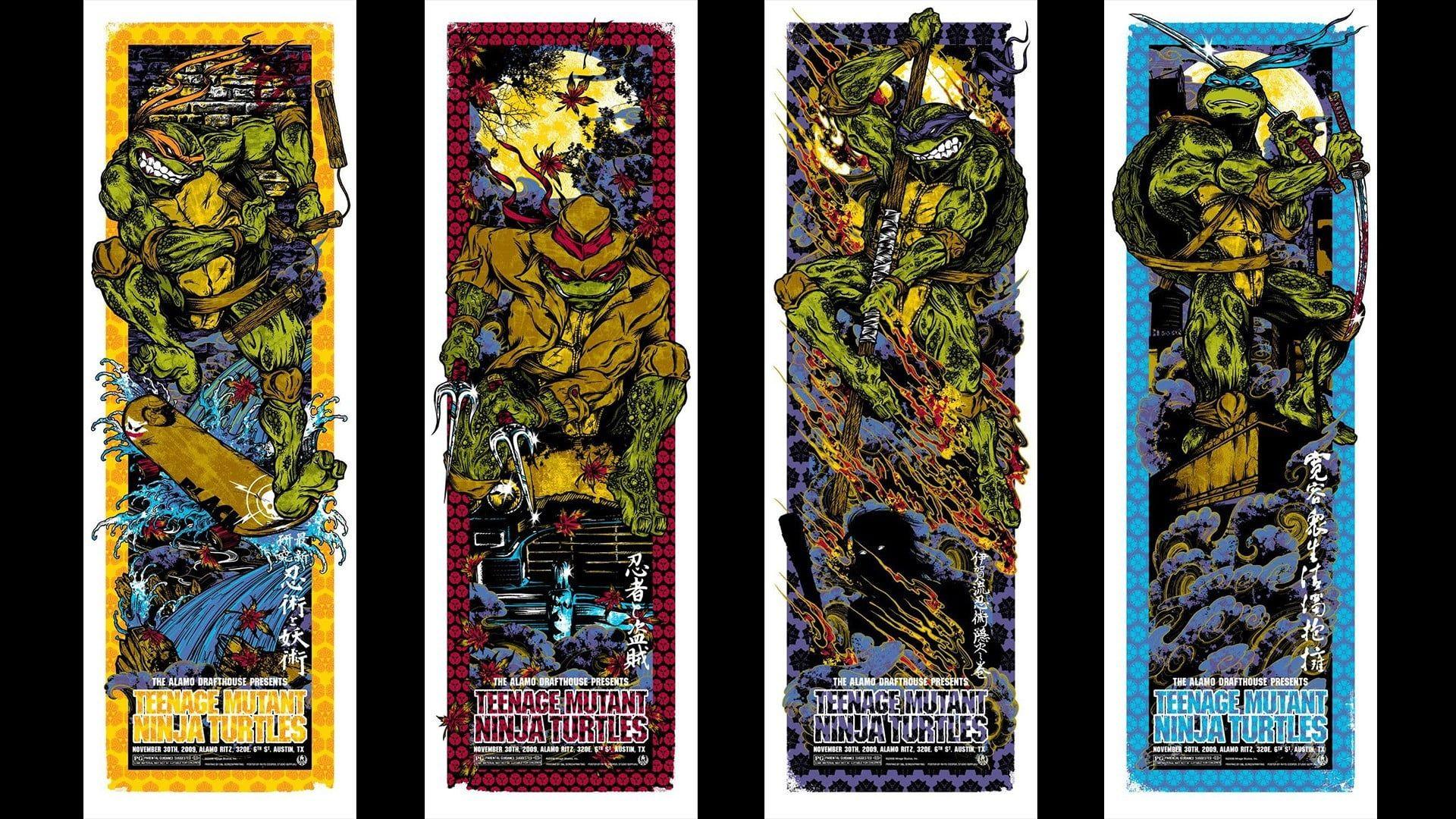 1920x1080 Teenage Mutant Ninja Turtle posetrs, Teenage Mutant Ninja