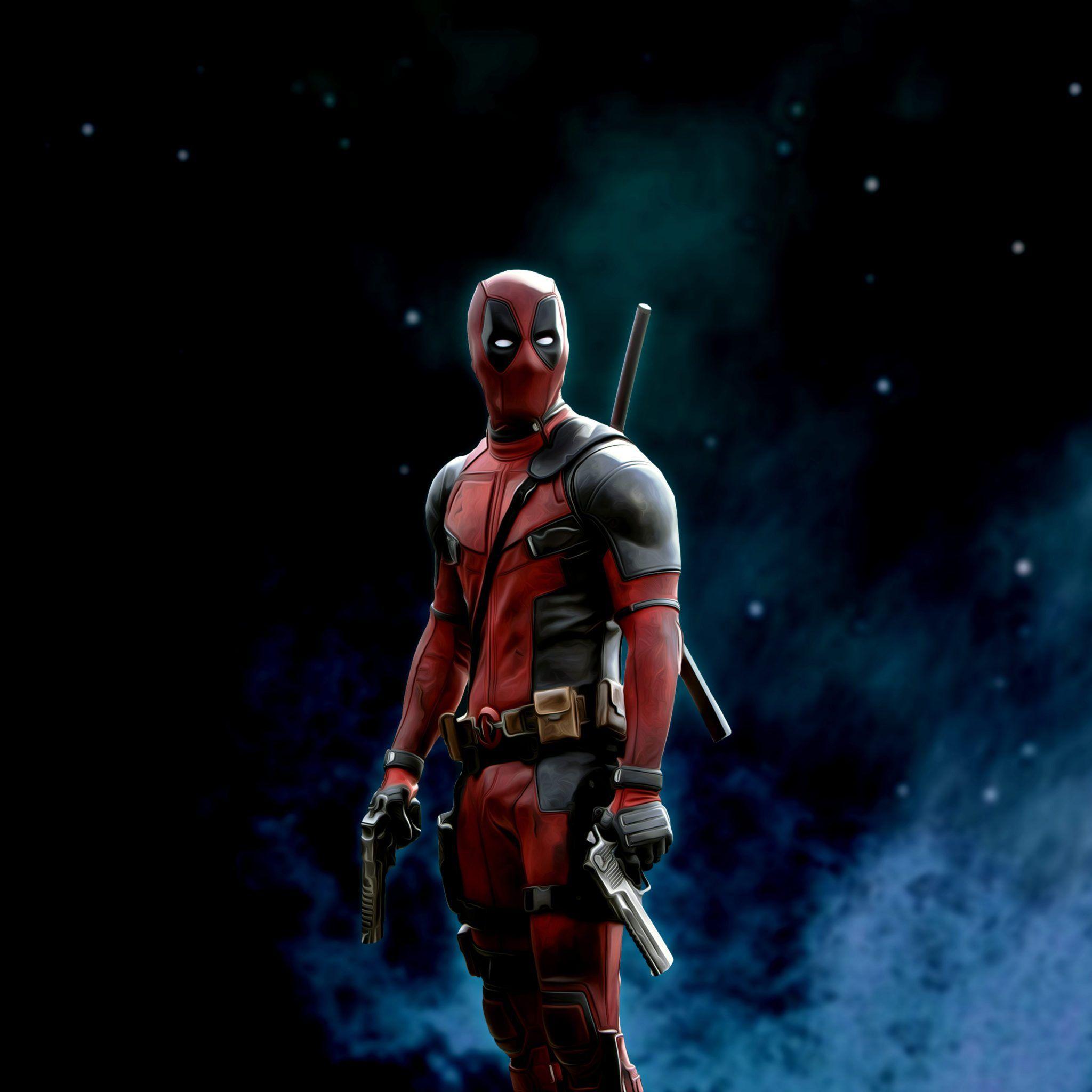 2048x2048 Superheroes HD Wallpaper