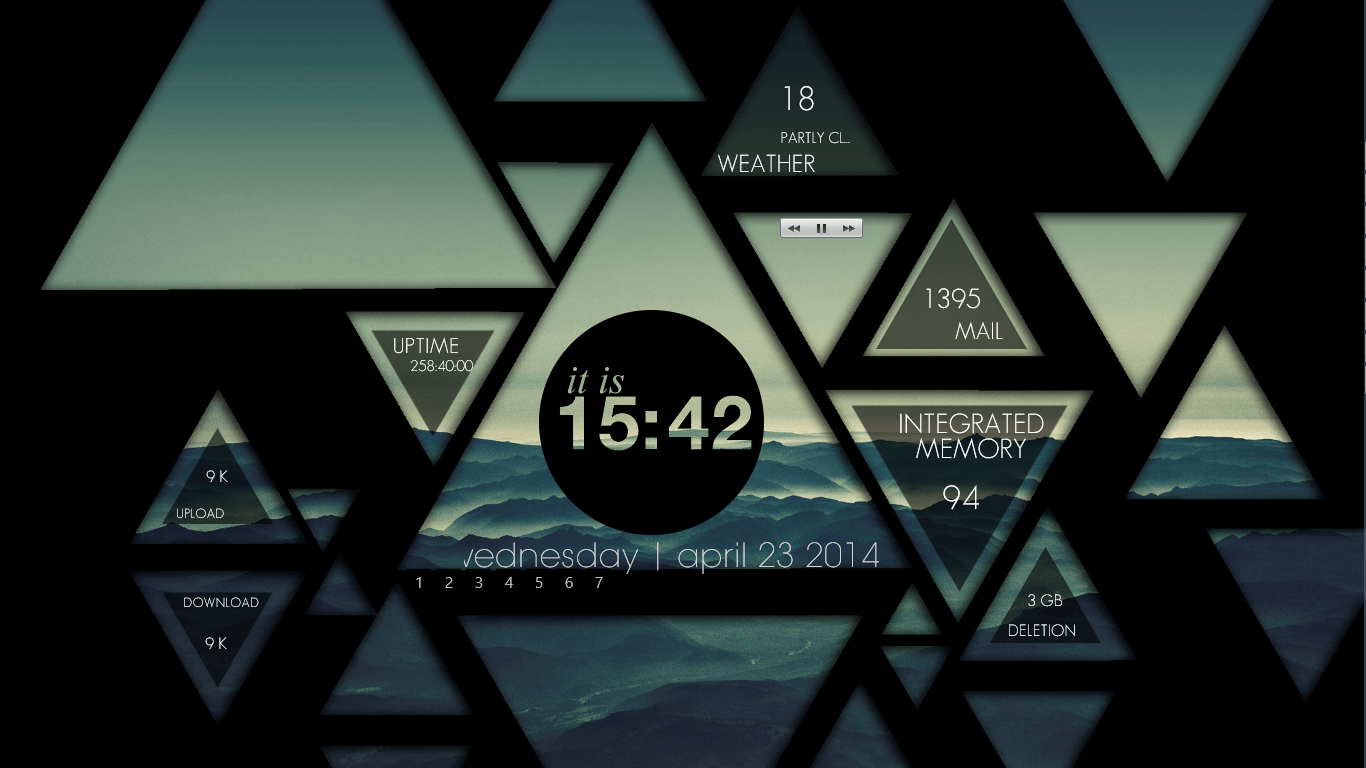 1366x768 f*cking hipster triangles
