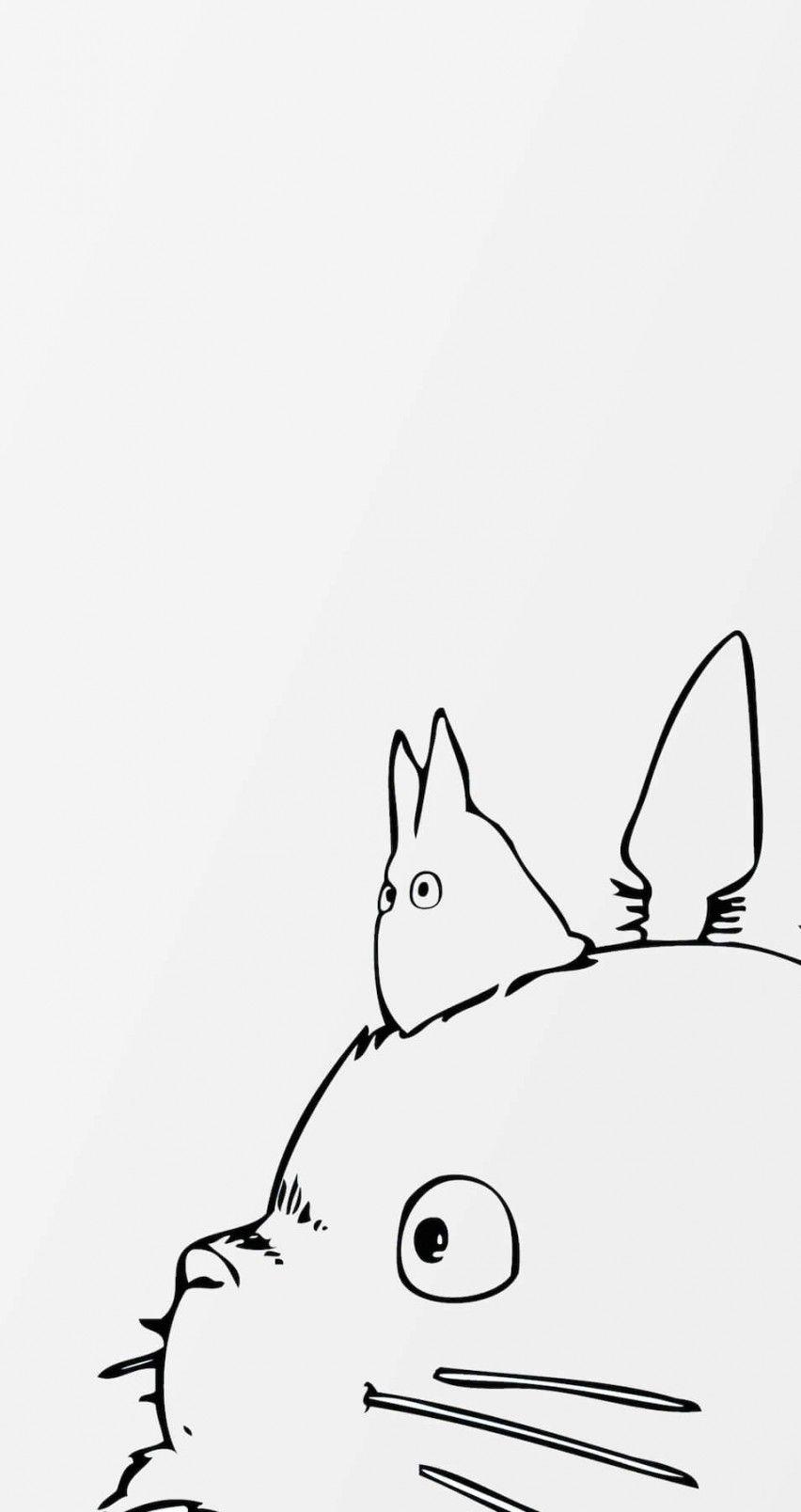 852x1608 Free download Download My Neighbor Totoro HD wallpaper