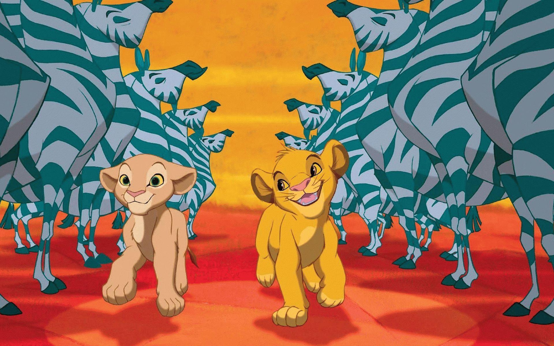 1920x1200 Simba And Nela In Cartoons Movie The Lion King Disney HD