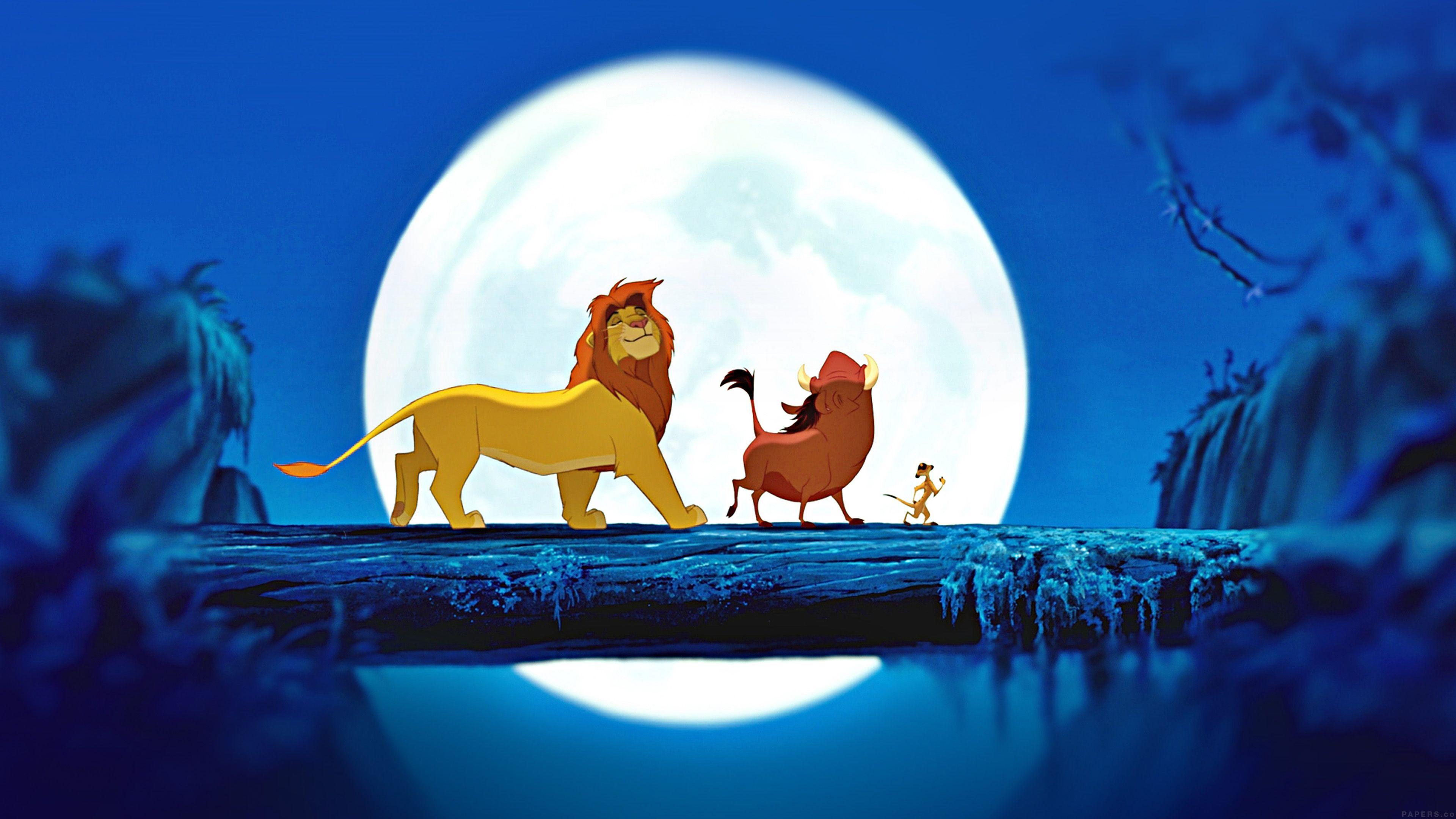 3840x2160 Lionking Hakuna Matata Simba Disney Art