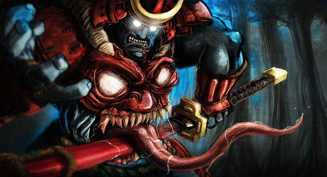 1260x683 hungry hungry hannya Bishamon Darkstalkers Fan Art