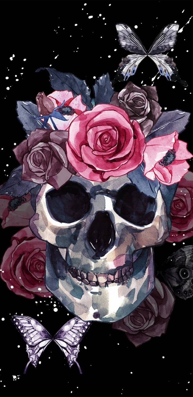Love Skulls And Roses Wallpapers - Top Free Love Skulls And Roses