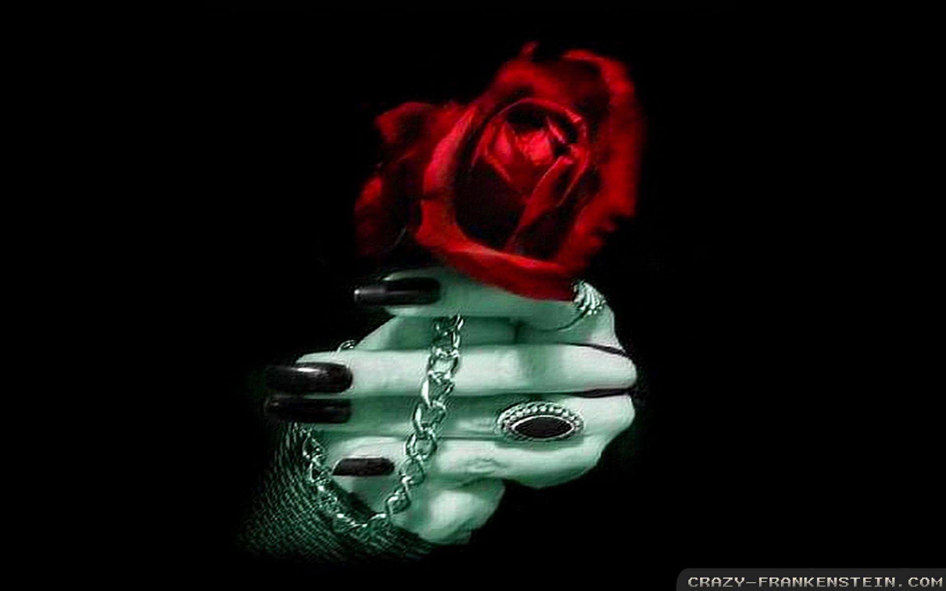 1920x1200 Gothic Roses Wallpaper