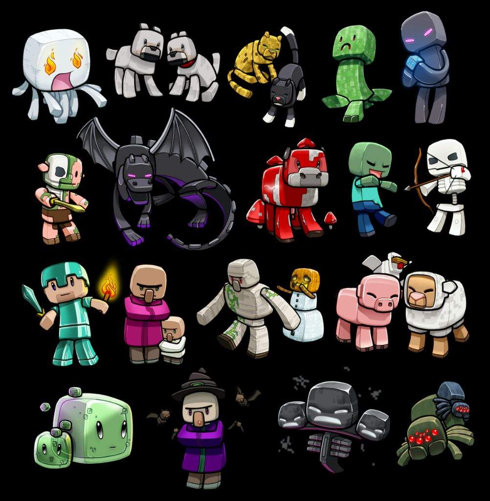 Minecraft Chibi Wallpapers - Top Free Minecraft Chibi Backgrounds ...