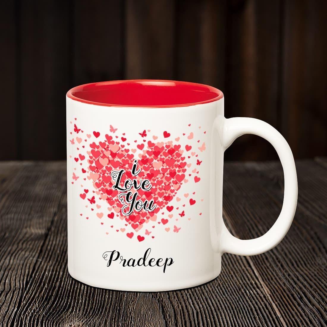 1100x1100 Buy Huppme I Love You Pradeep Personalized Inner Red