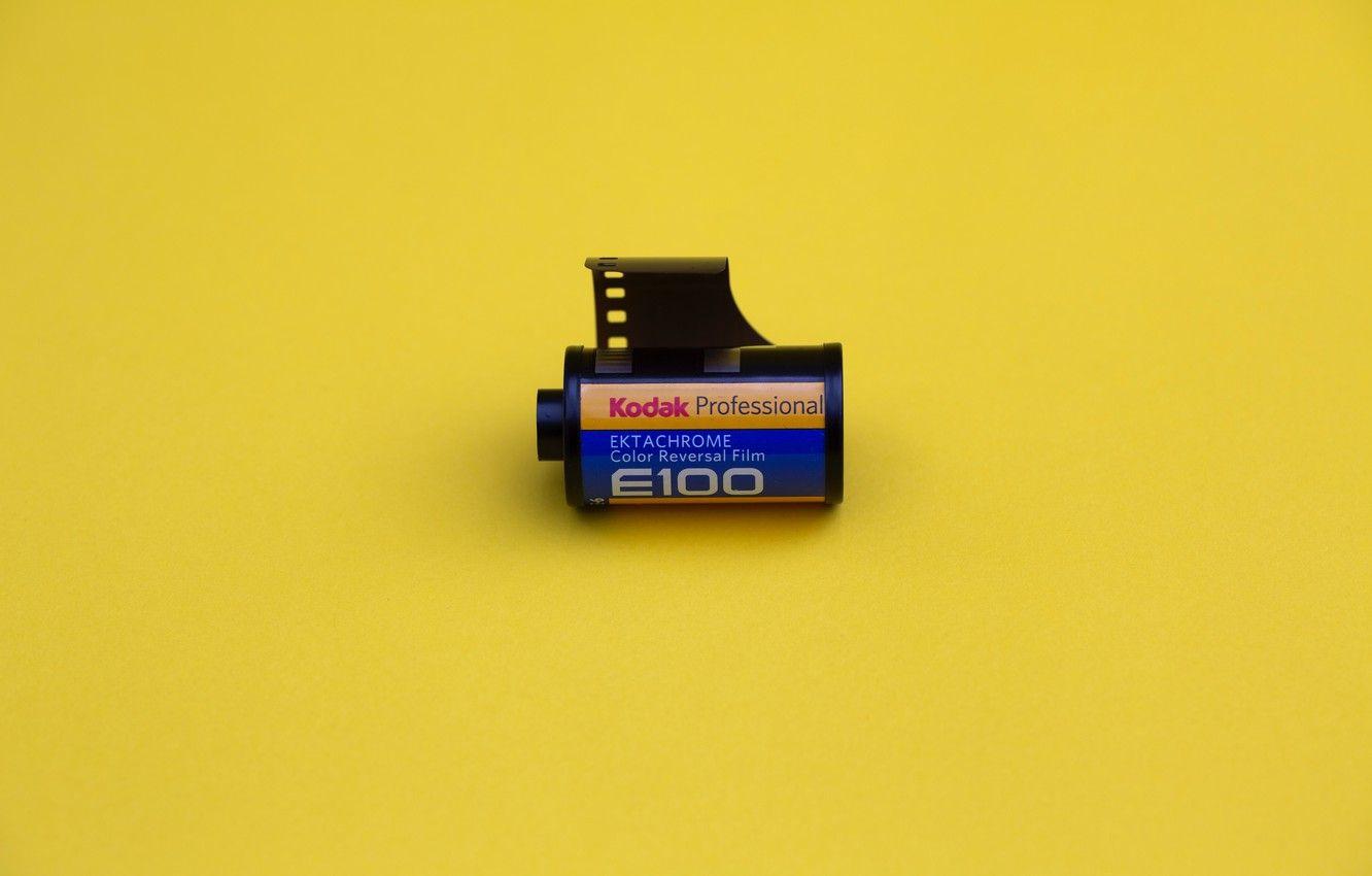 1332x850 Wallpaper photo, yellow background, film, kodak, Kodak