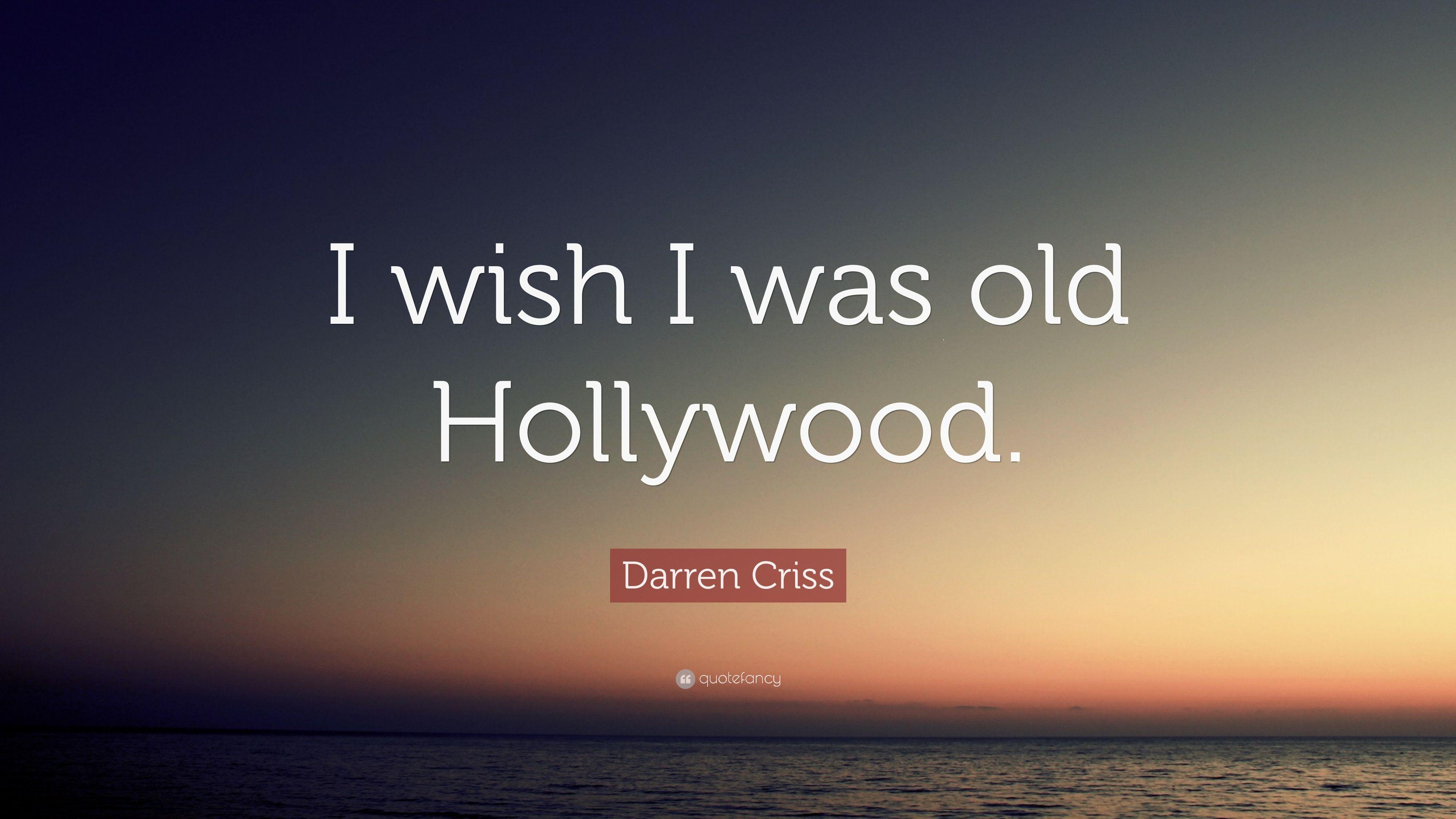 3840x2160 Darren Criss Quote: “I wish I was old Hollywood.” 7