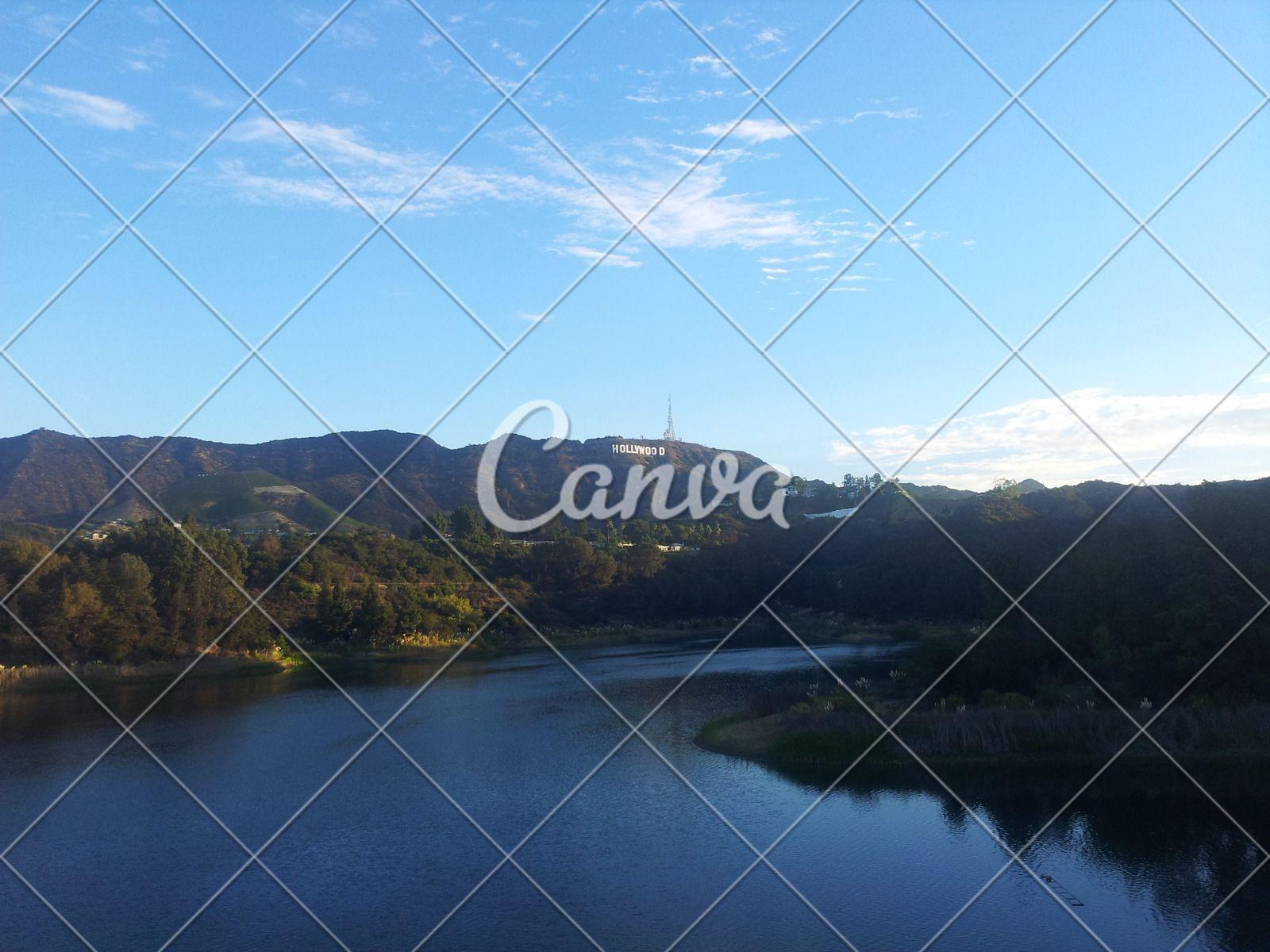 1600x1200 HOLLYWOOD Sign from Hollywood reservoir