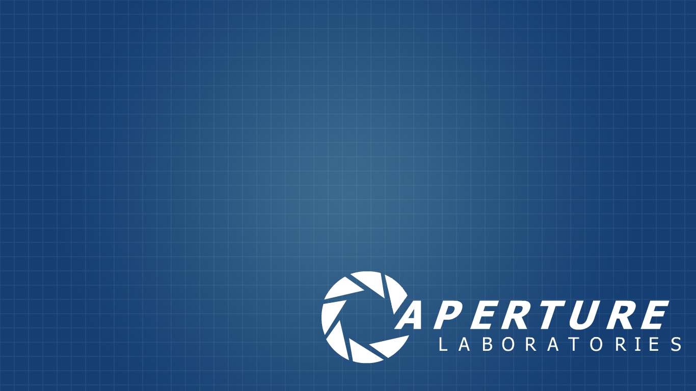1366x768 Aperture Science Wallpaper HD Wallpaper