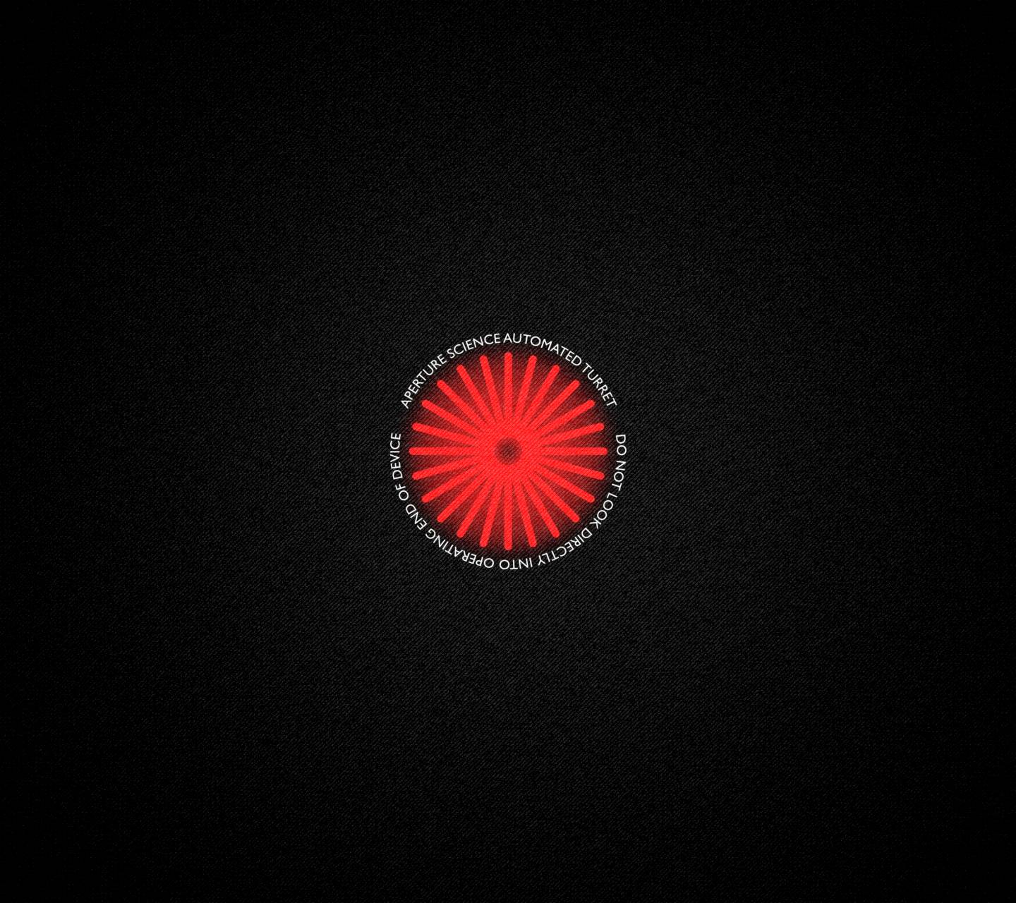 1440x1280 Portal turret 2 wallpaper