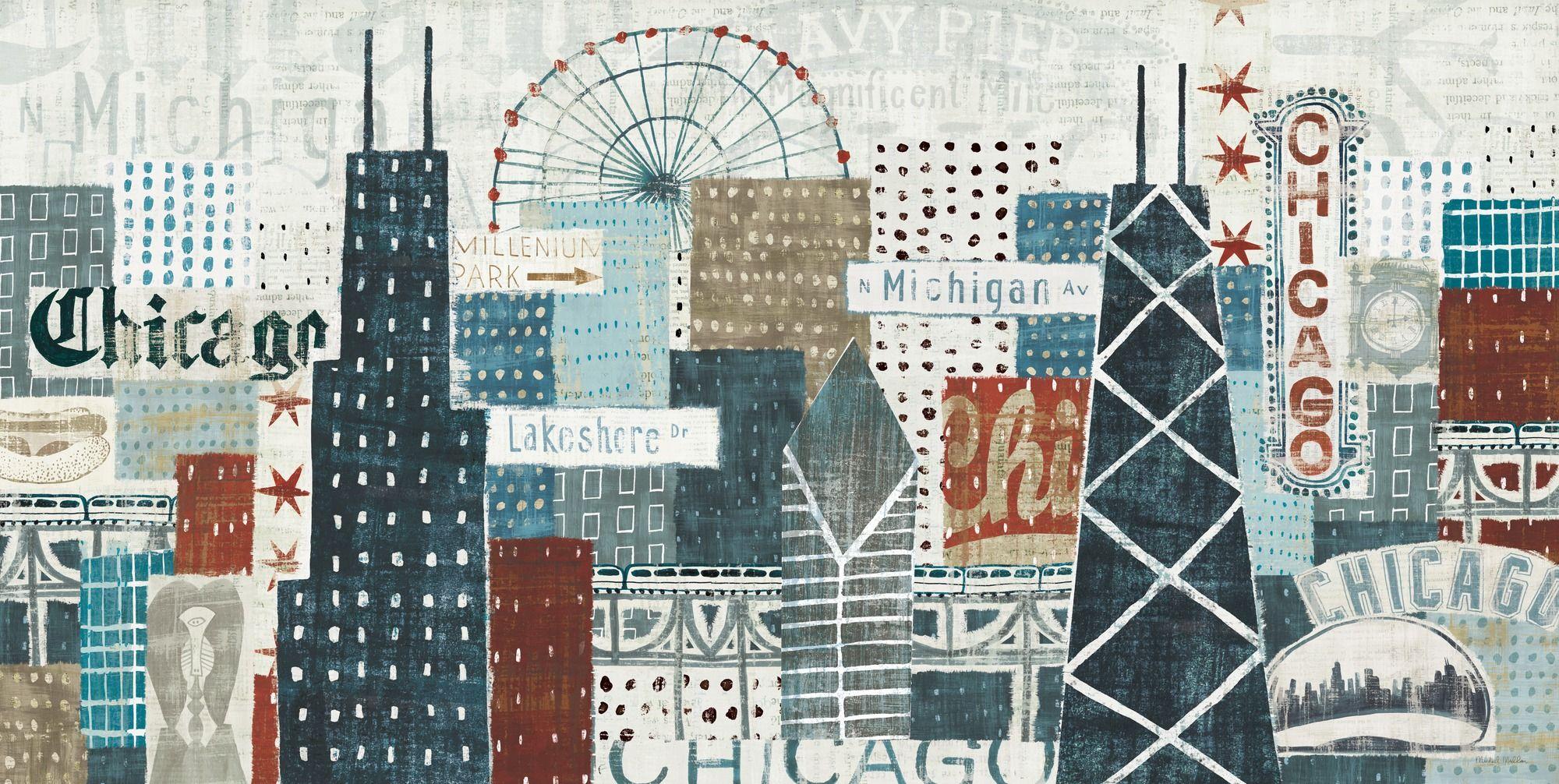 2000x1006 Hey Chicago Wall Mural & Hey Chicago Wallpaper