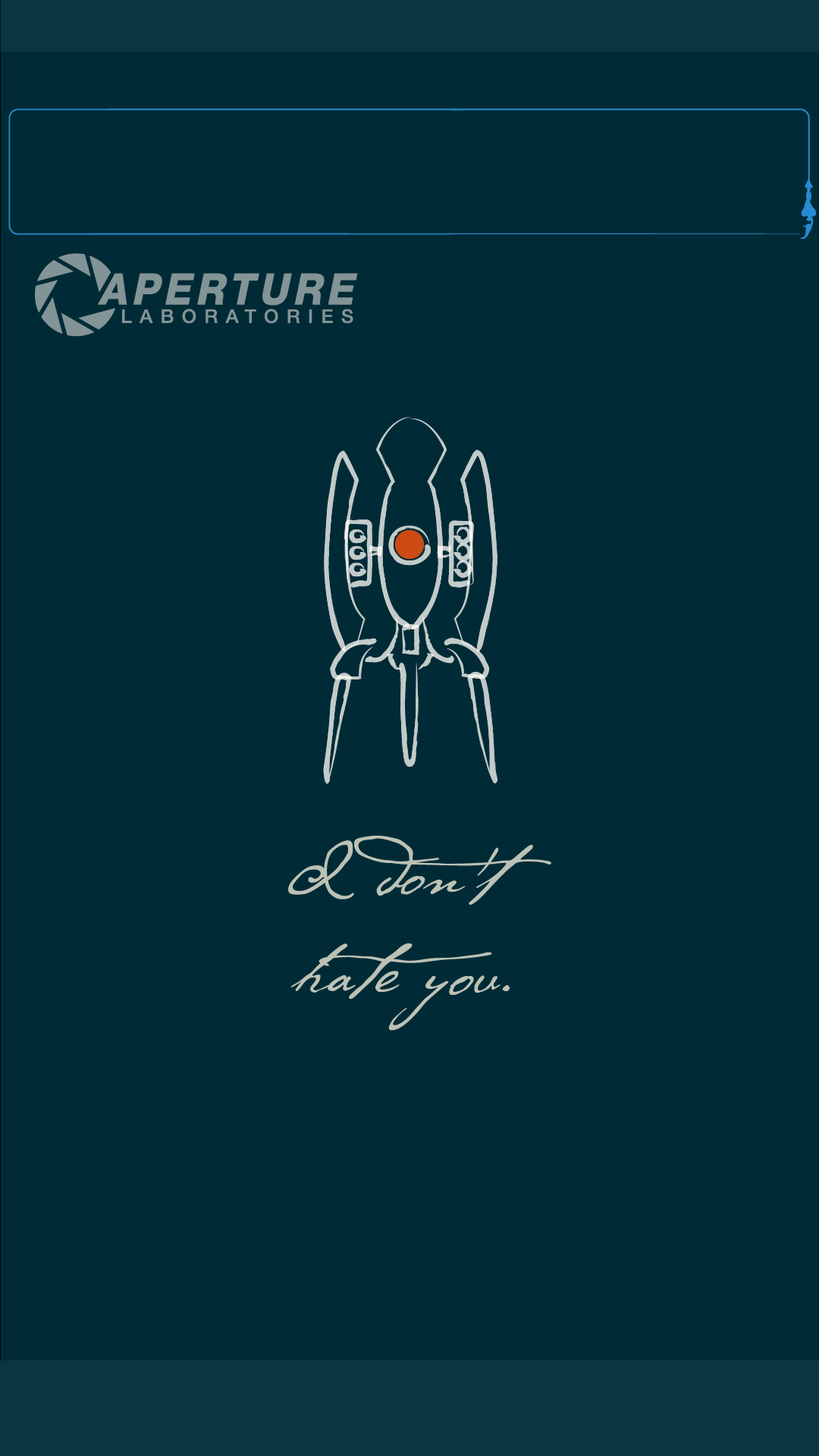 1080x1920 I made a Portal Android wallpaper. Enjoy!