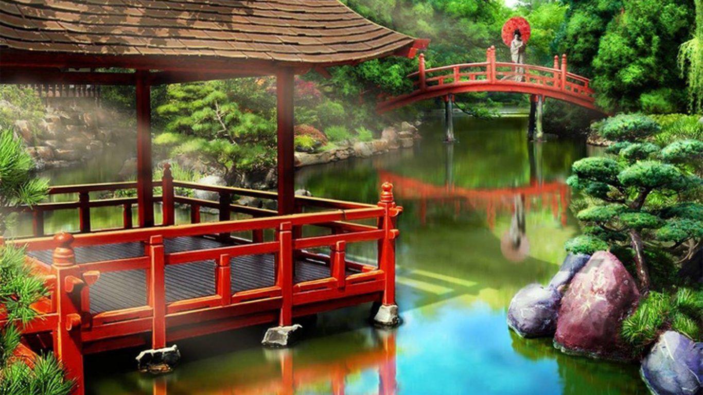 1366x768 Lake Grass Mountains Lovely Beautiful Reflection Water Colors Sunset