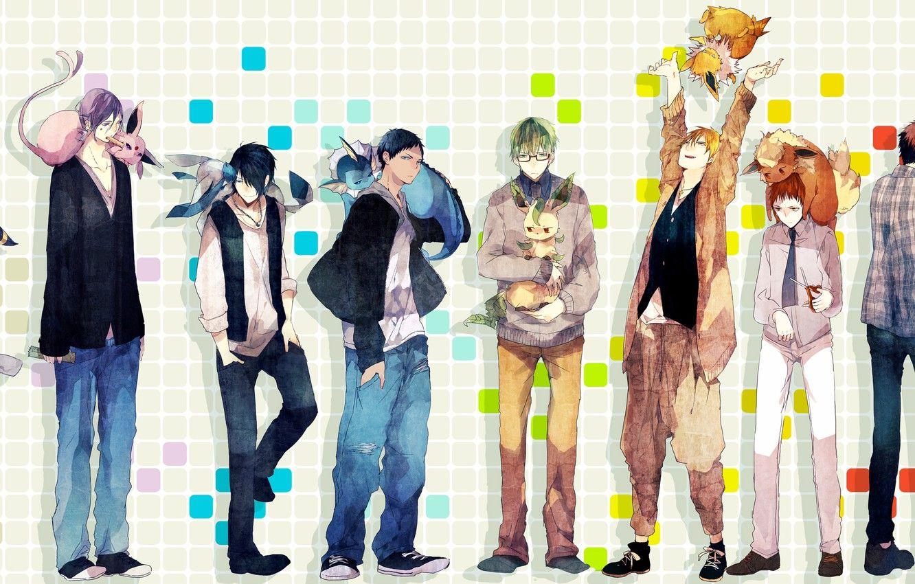 1332x850 Wallpaper animals, sneakers, jeans, anime, art, tie, pendant