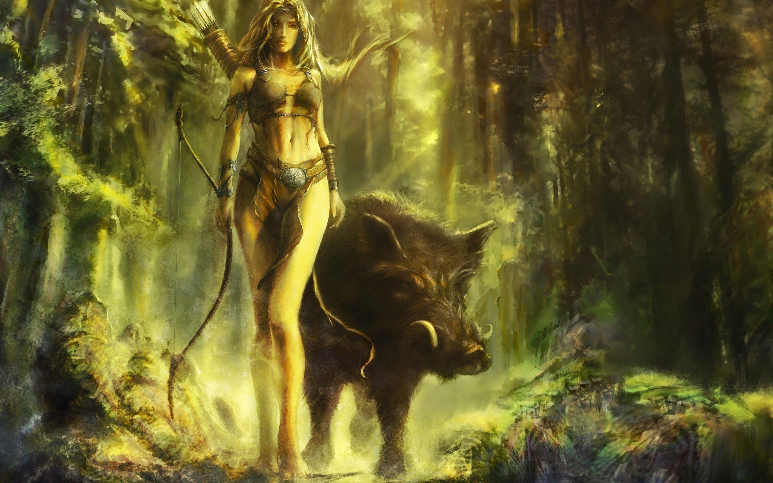 2560x1600 Pagan Goddess Wallpaper