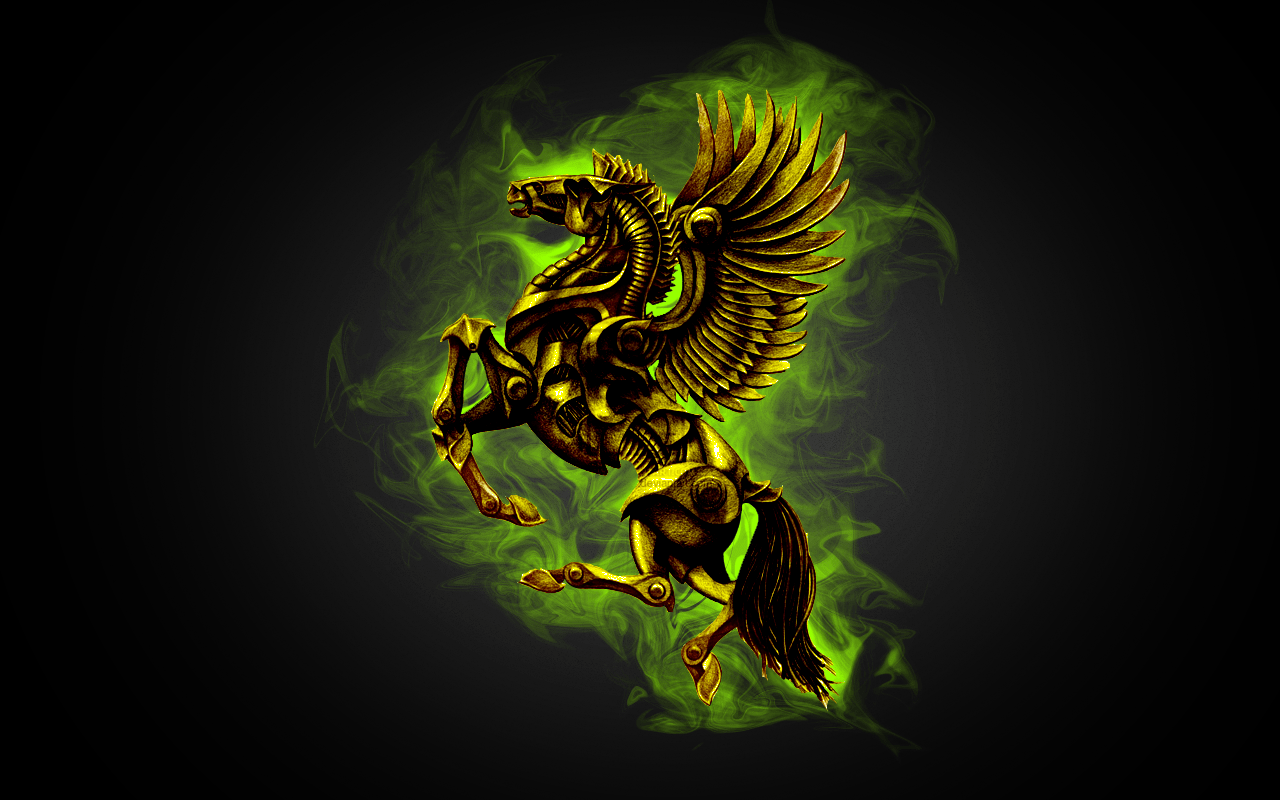 1280x800 Smoke & Myth Wallpaper