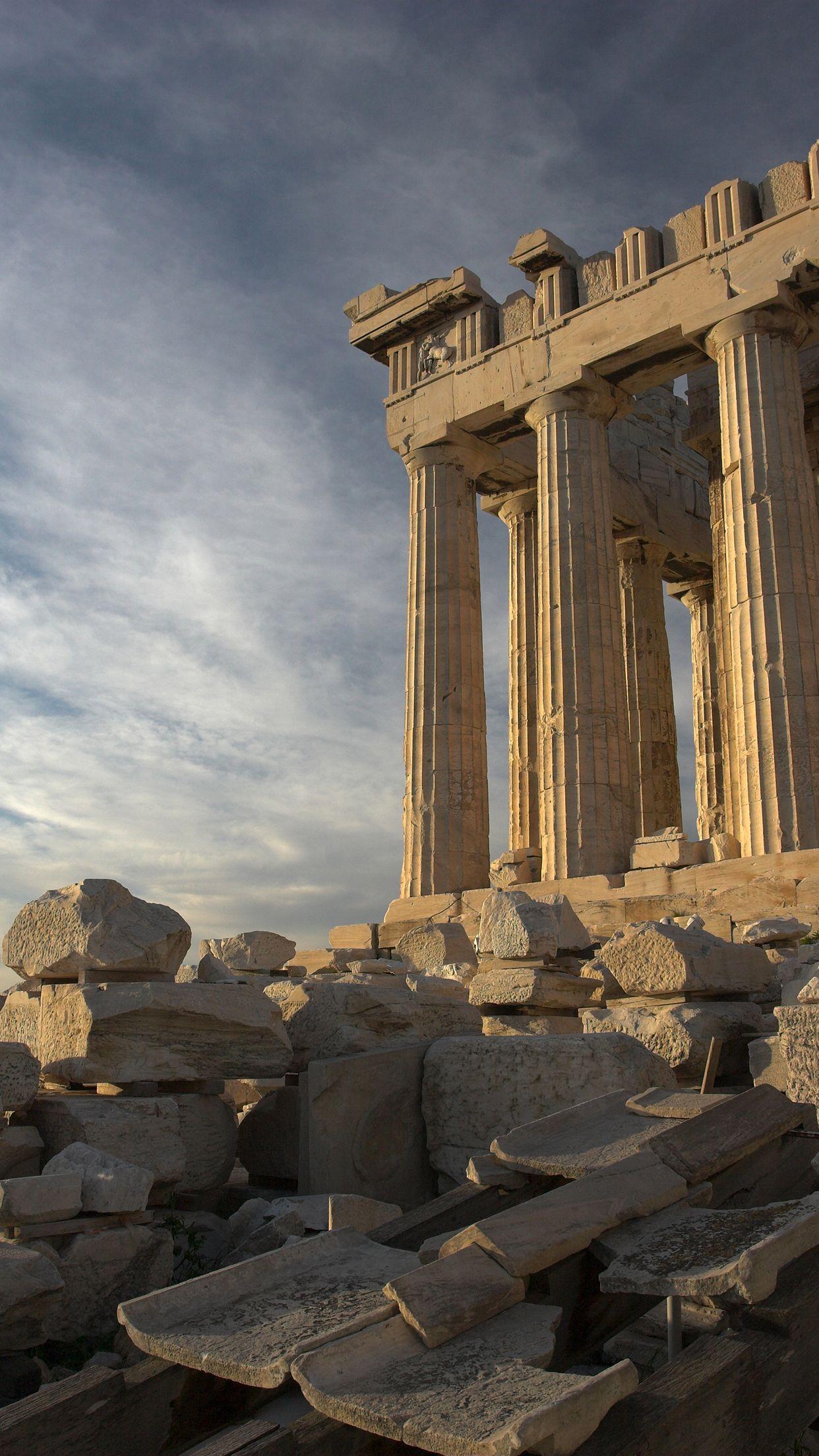 1242x2208 Hình nền Parthenon Hy Lạp cho iPhone X, 8, 7, 6
