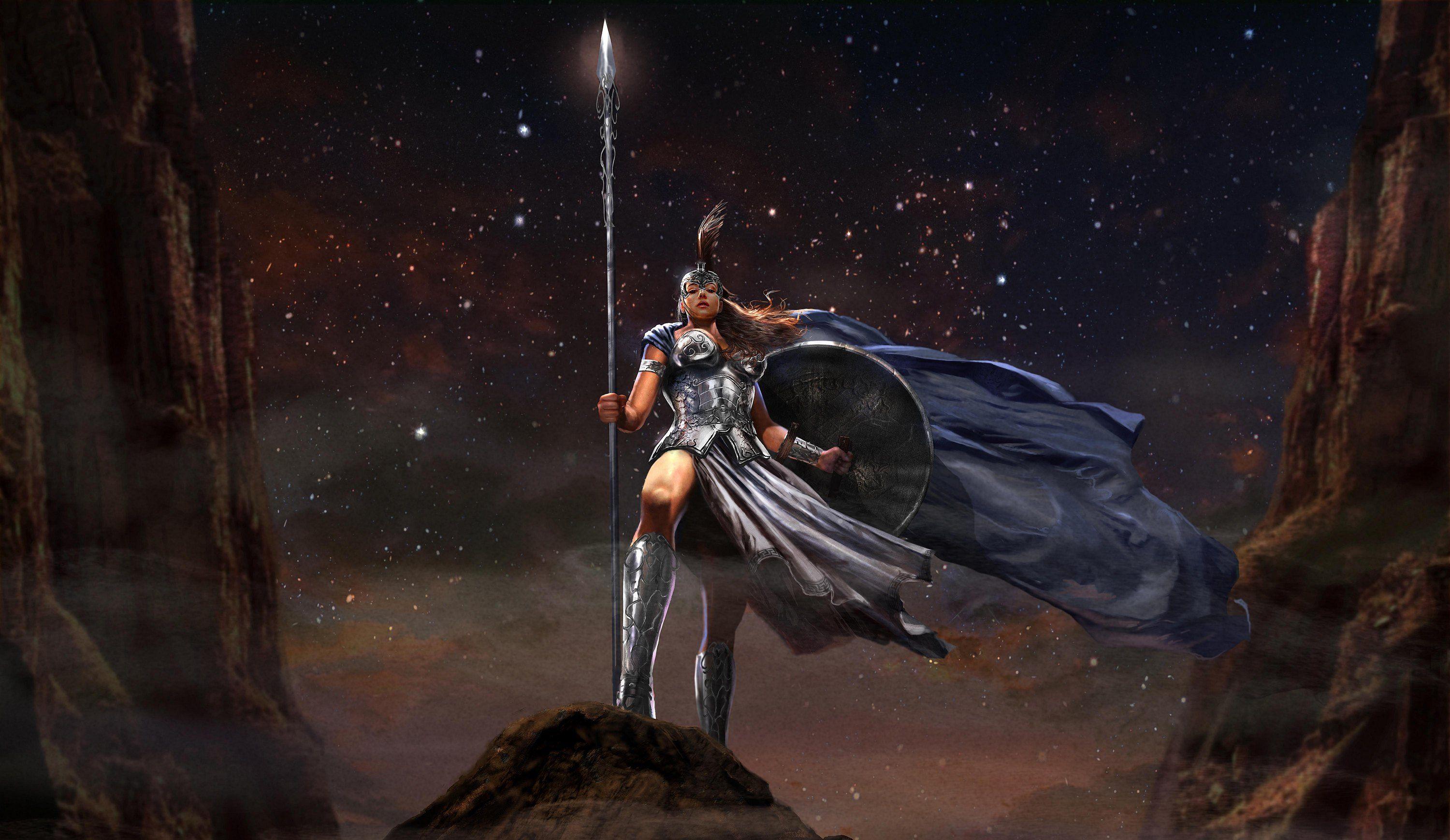 3000x1738 Fantasy Goddesses Wallpaper