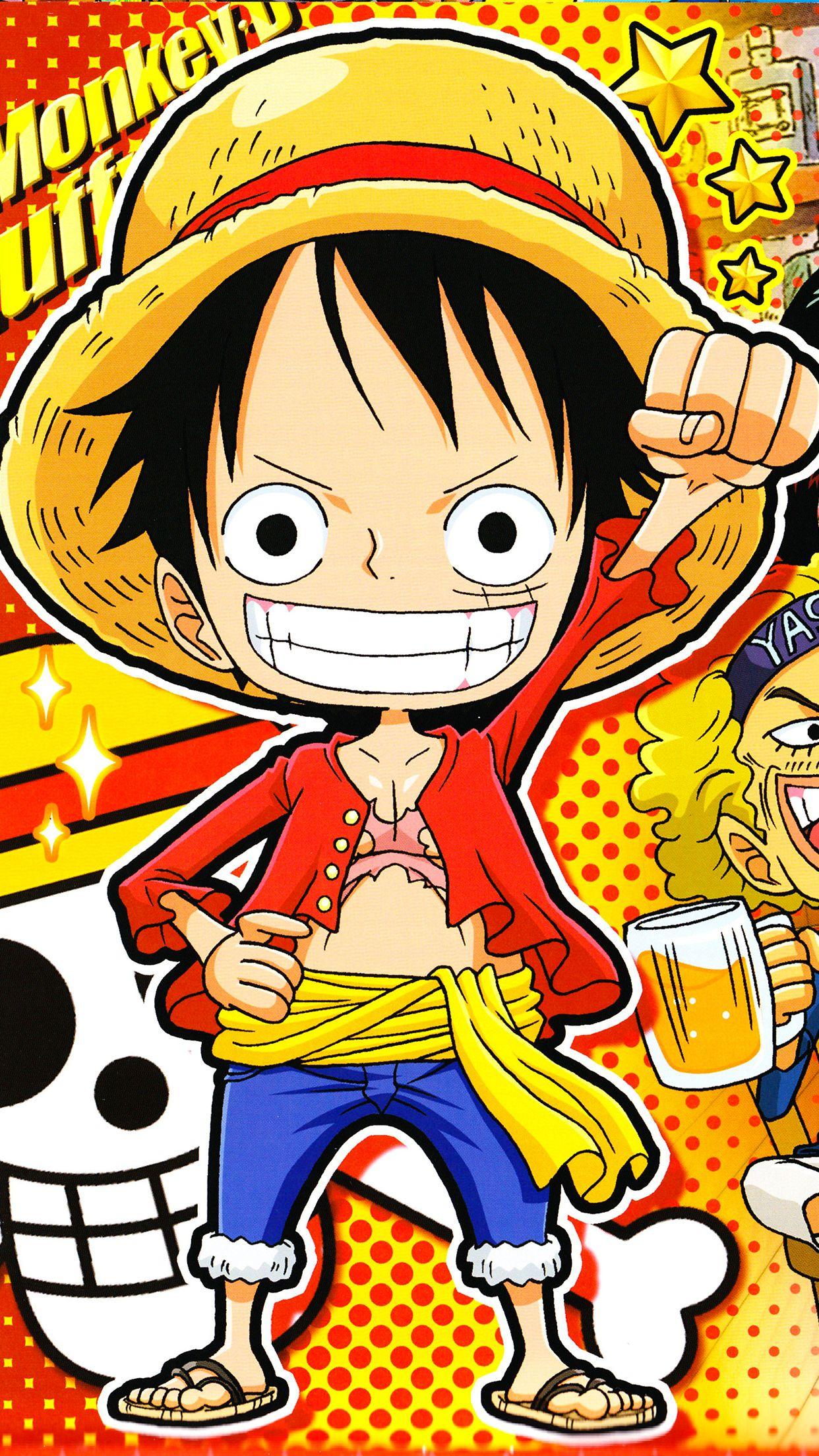 1242x2208 One Piece Mini Wallpaper for iPhone X, 6