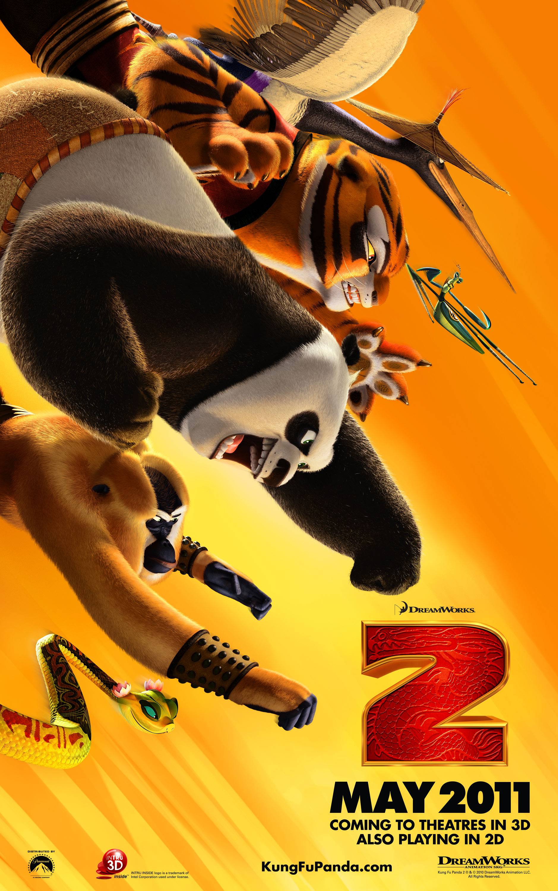 1879x3000 Movie Poster from Kung Fu Panda 2 Desktop Wallpaper