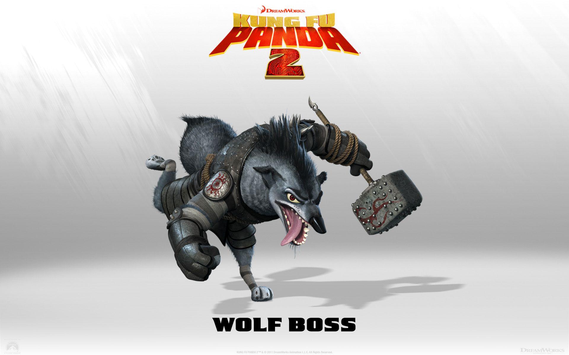 1920x1200 Wolf Boss From Kung Fu Panda 2 Movie Wallpaper Fu