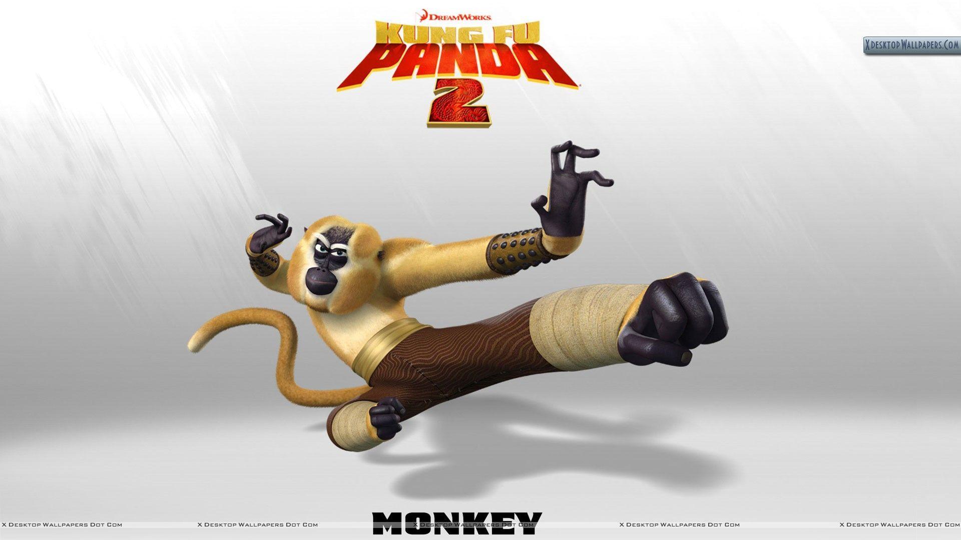 1920x1080 Monkey From Kung Fu Panda. Monkey in Kung Fu Panda 2