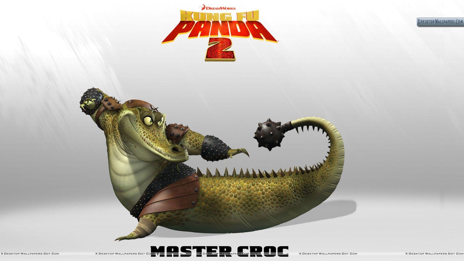 1920x1080 Master Croc in Kung Fu Panda 2 Wallpaper