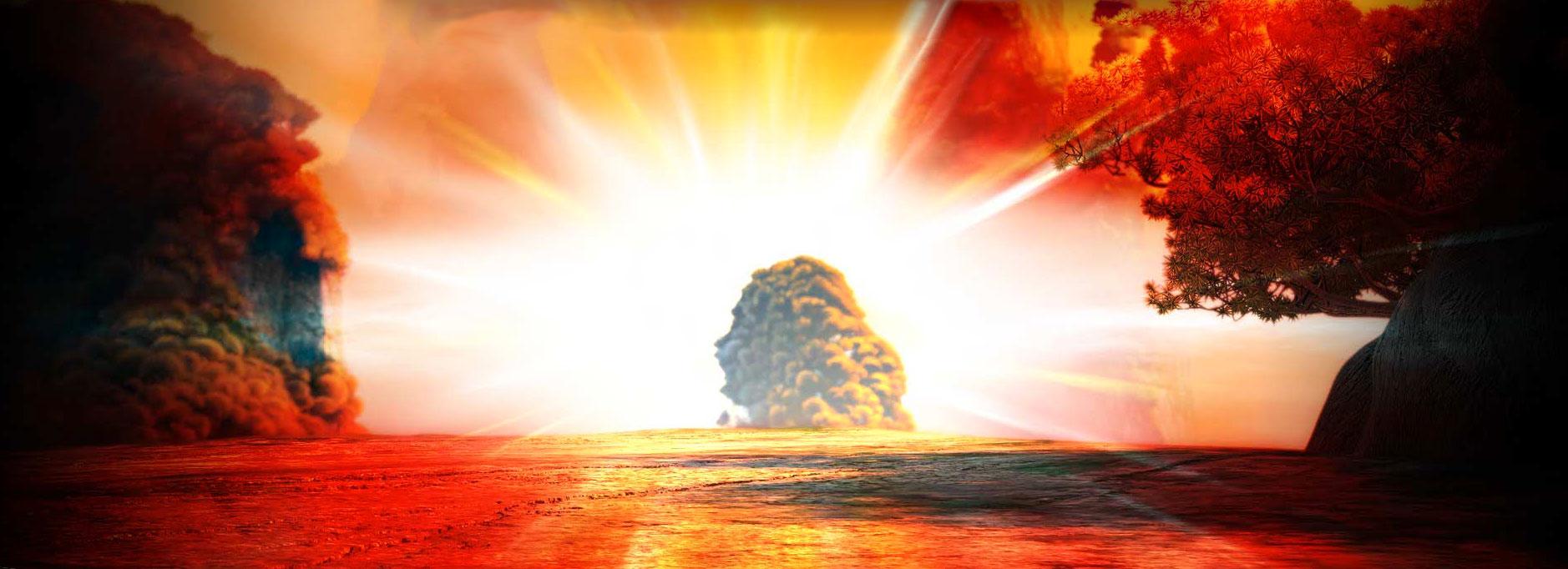 1878x682 Golden Sunrise from Kung Fu Panda 2 Desktop Wallpaper