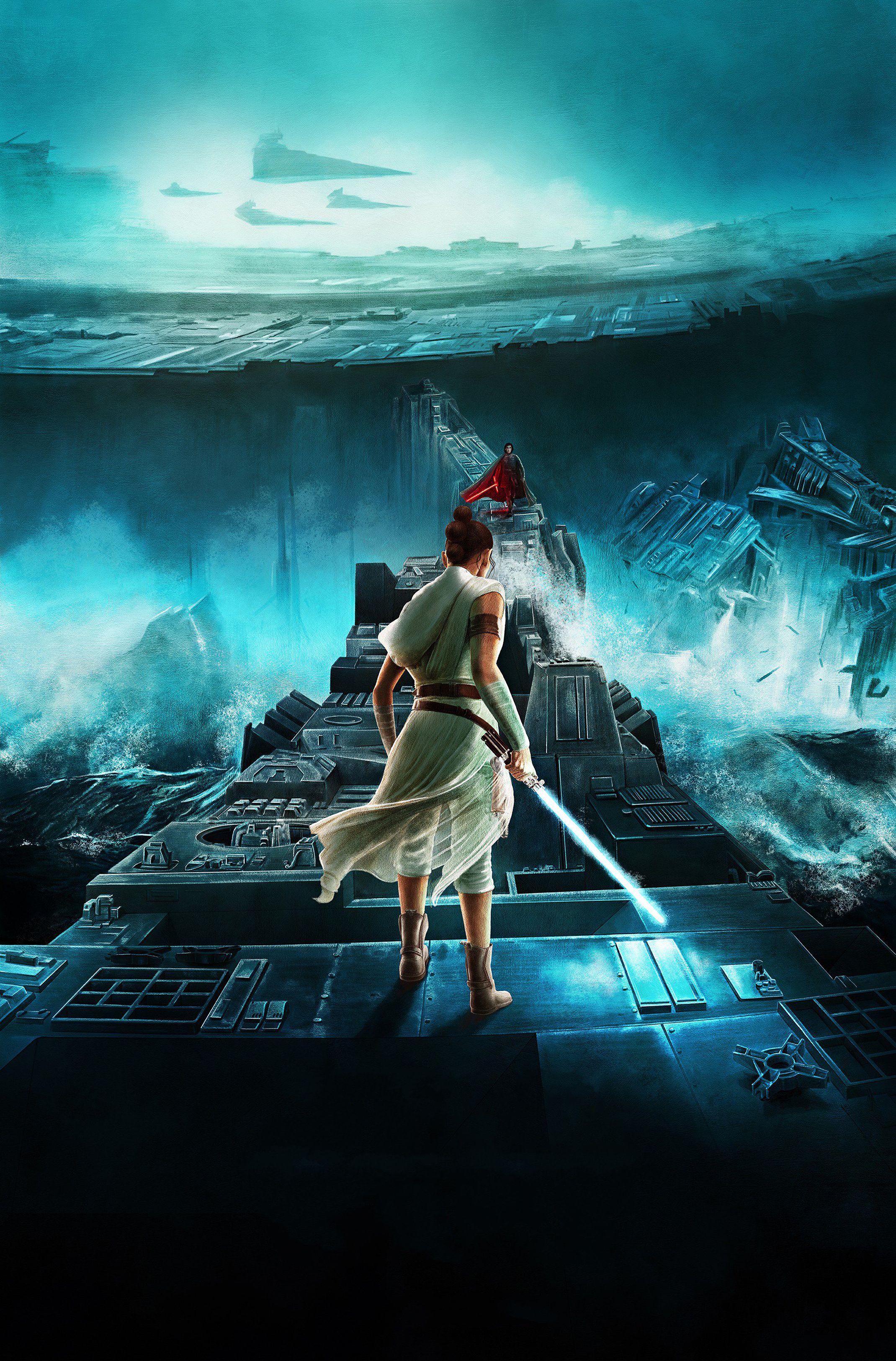 2140x3250 Rise Of Skywalker Star War Poster Macbook Pro Retina