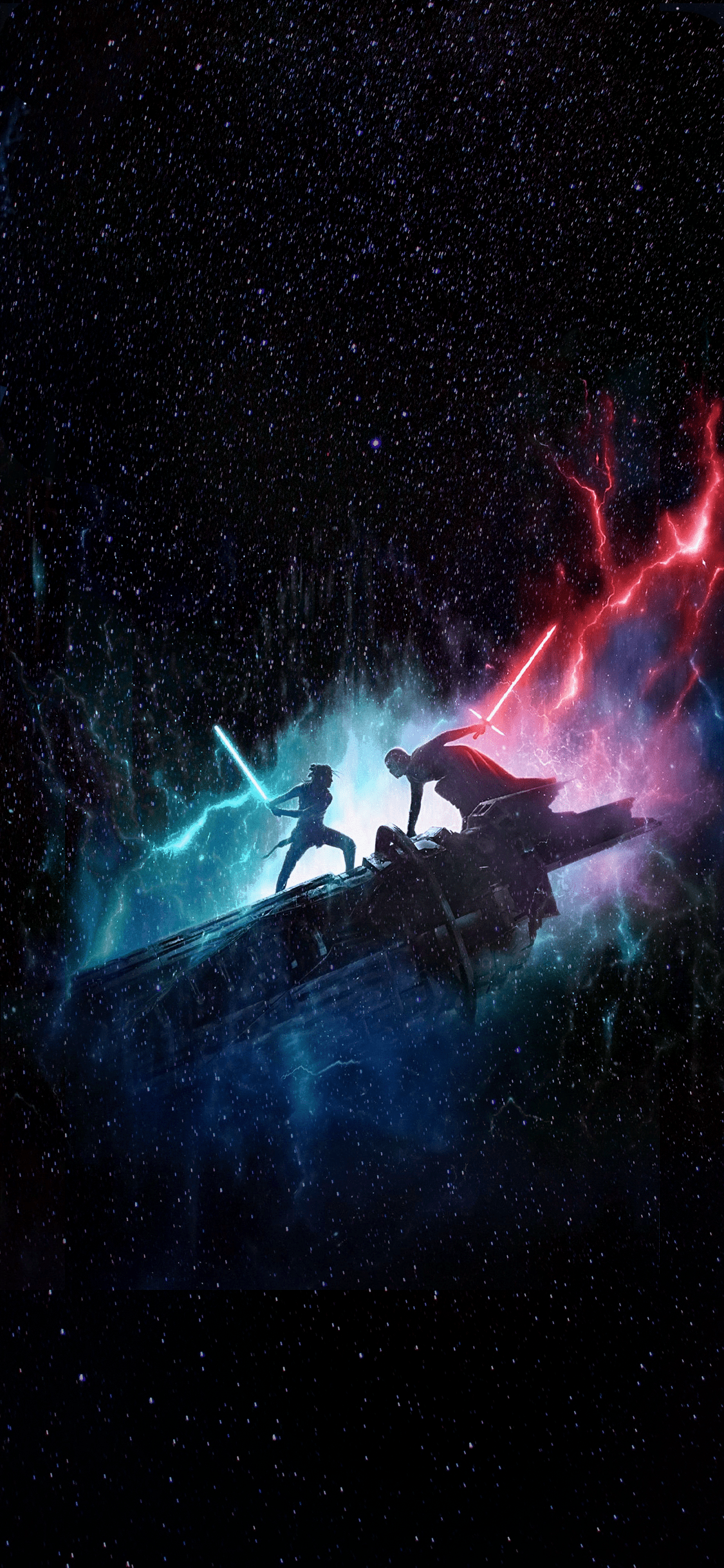 1125x2436 Rise of Skywalker phone wallpaper
