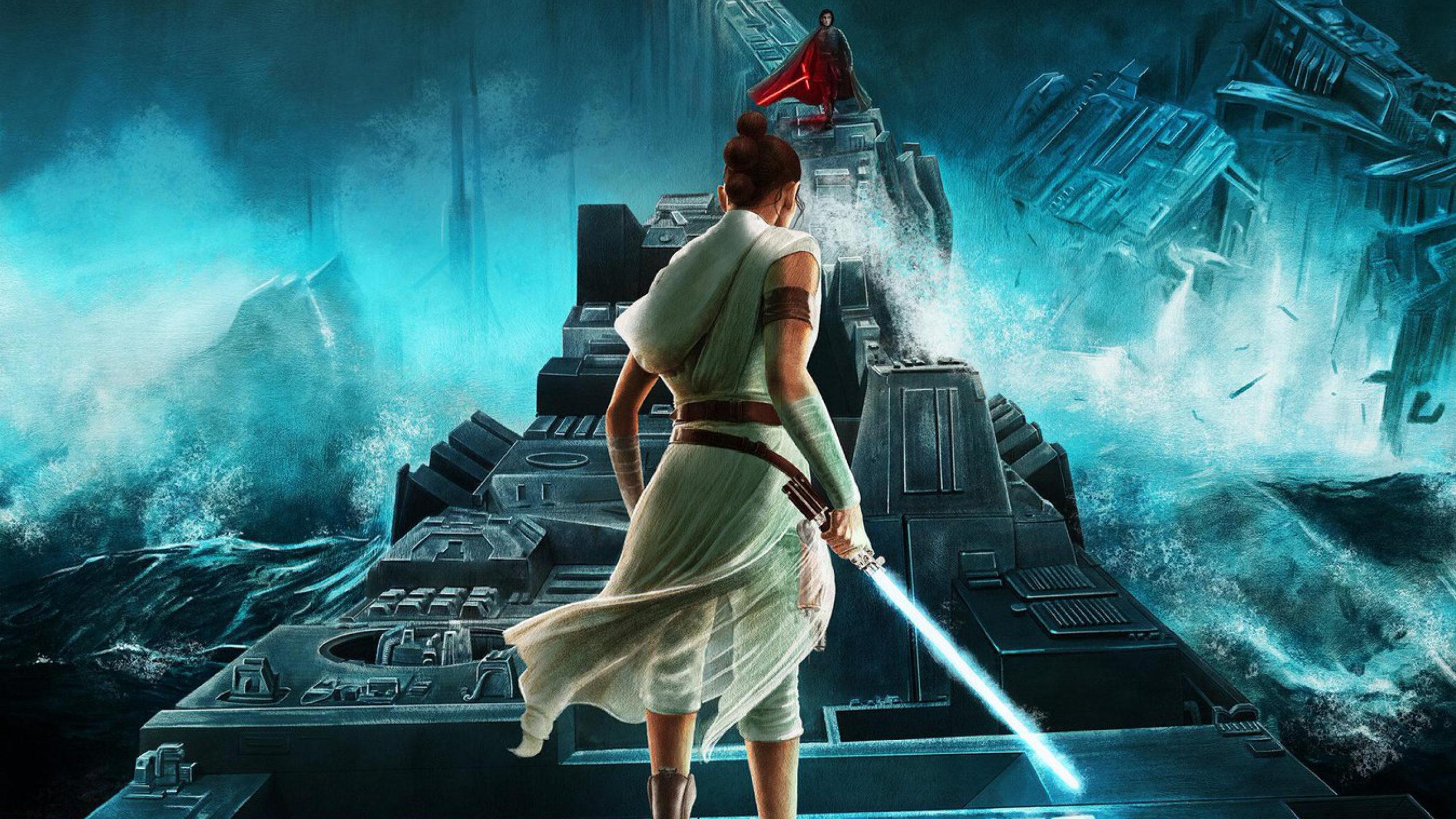 2560x1440 Star Wars the Rise of Skywalker Textless Poster Ea Scaled