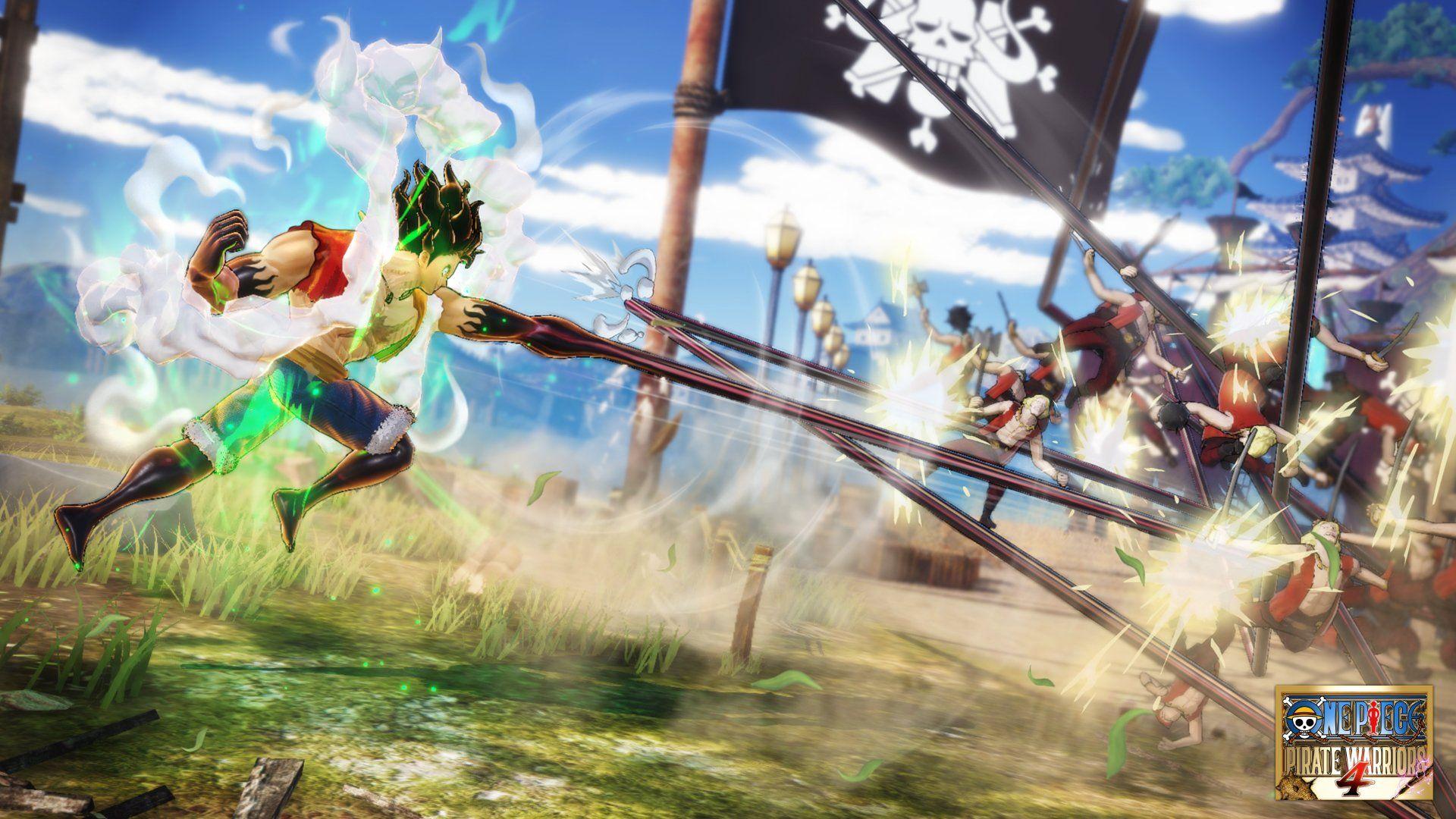 1920x1080 One Piece Pirate Warriors 4 Luffy Snakeman and Charlotte