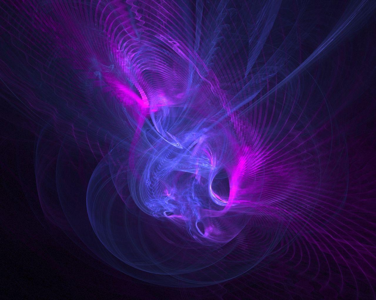 1280x1024 Download wallpaper 1280x1024 fractal, art, lines, lilac