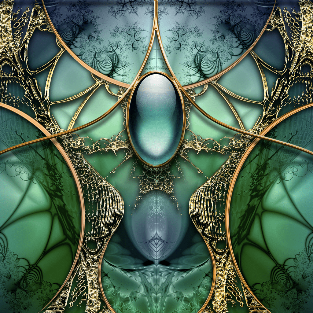 1024x1024 App Insights: Fractal Wallpaper 3D Art